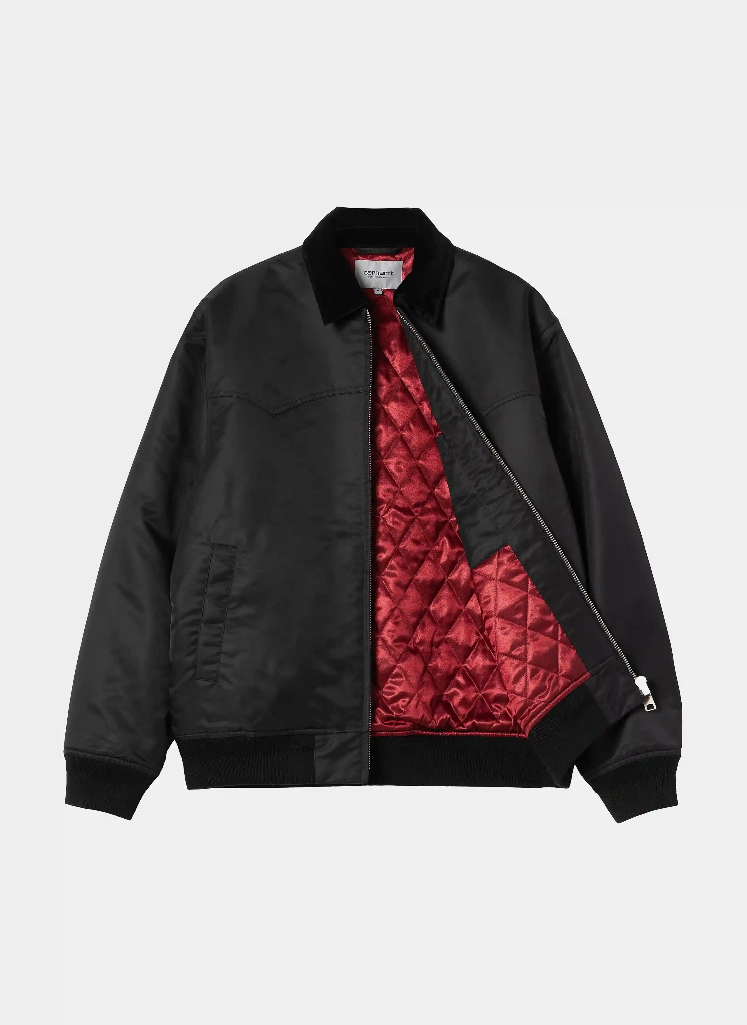 Бомбер Santa Fe Alumni Jacket Black / Scarlet