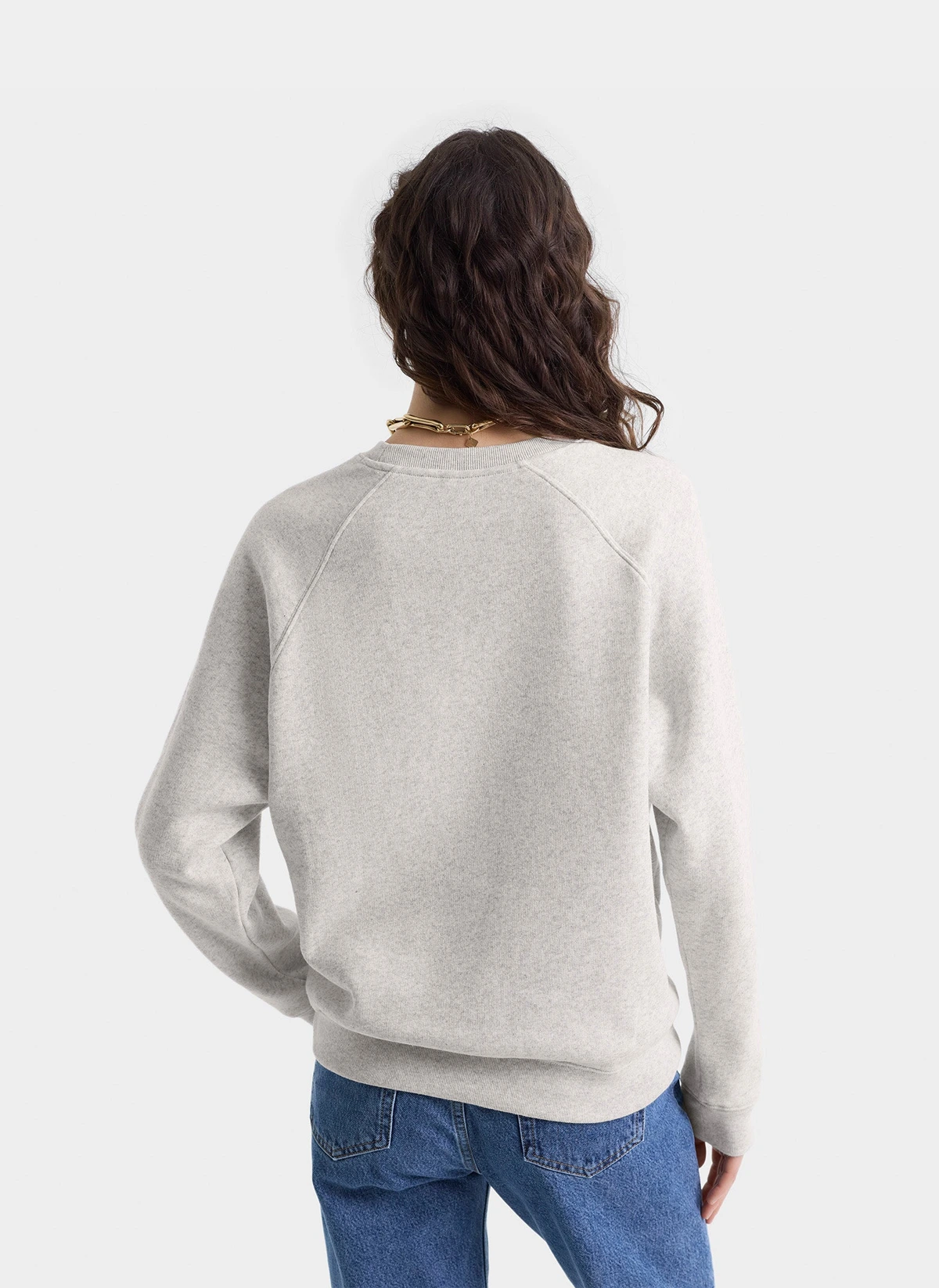 Свитшот Beverly Script Soft Crewneck Heather Gray