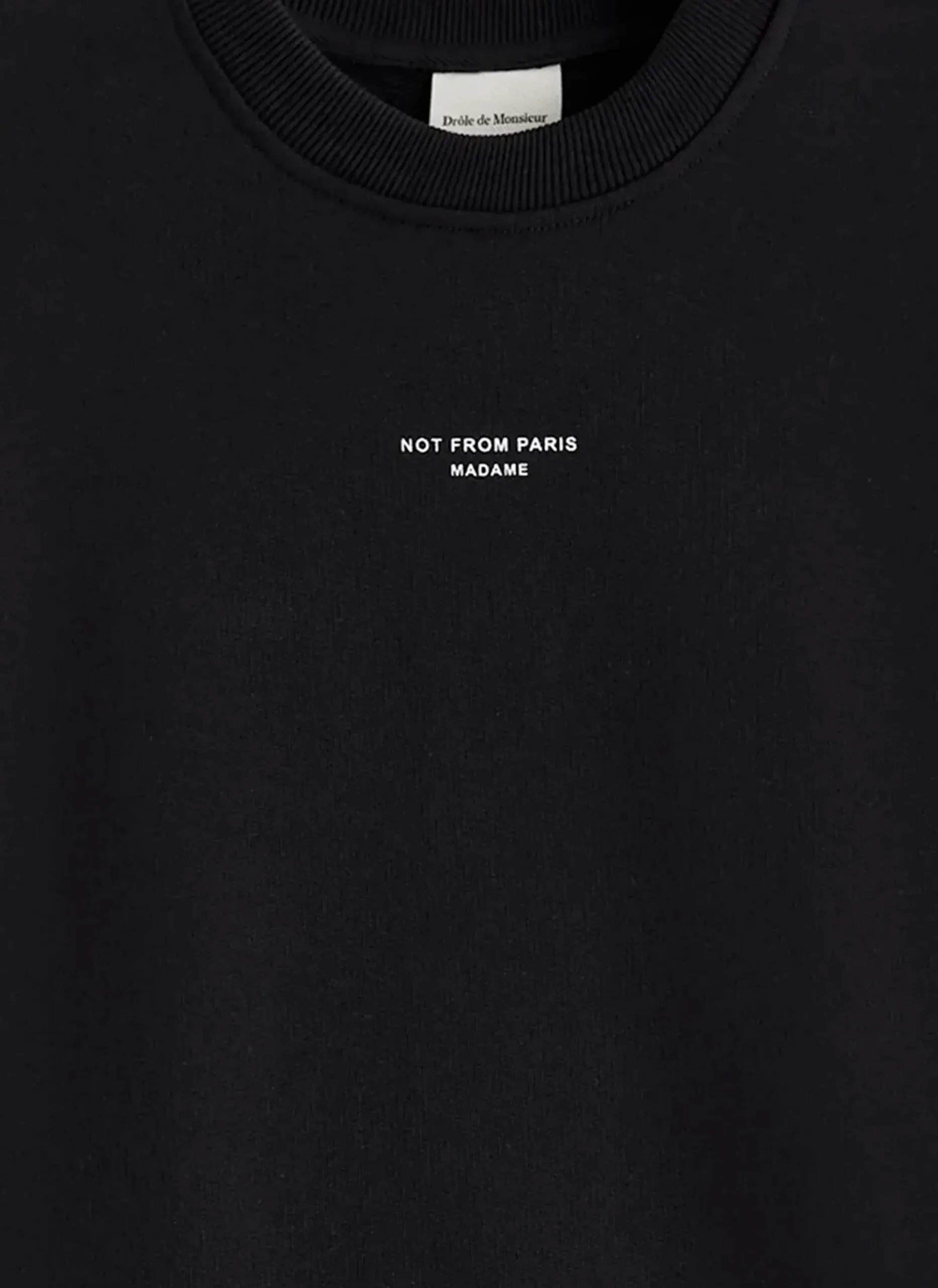 Свитшот Le Sweatshirt Slogan Classique Black