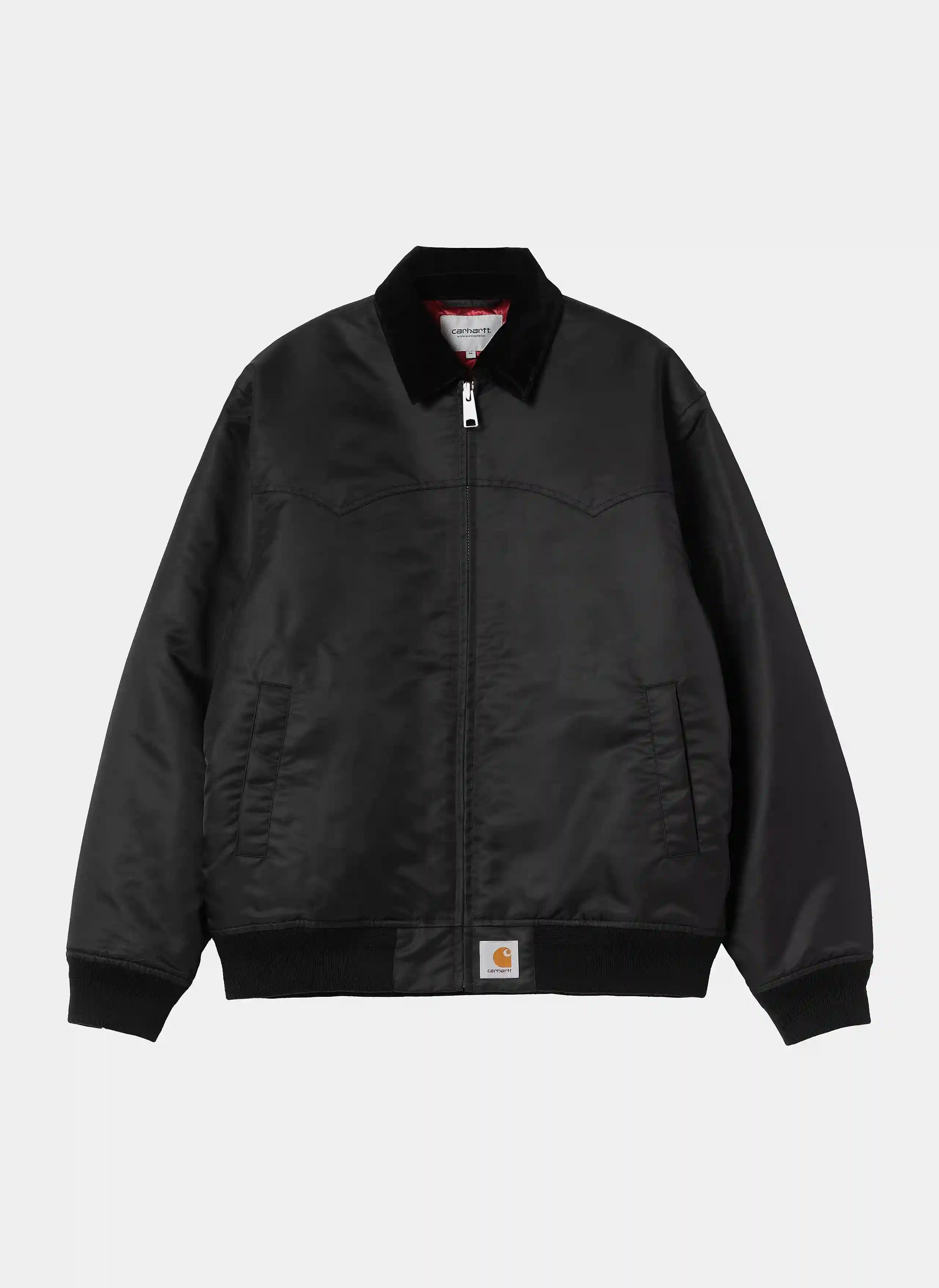 Бомбер Santa Fe Alumni Jacket Black / Scarlet