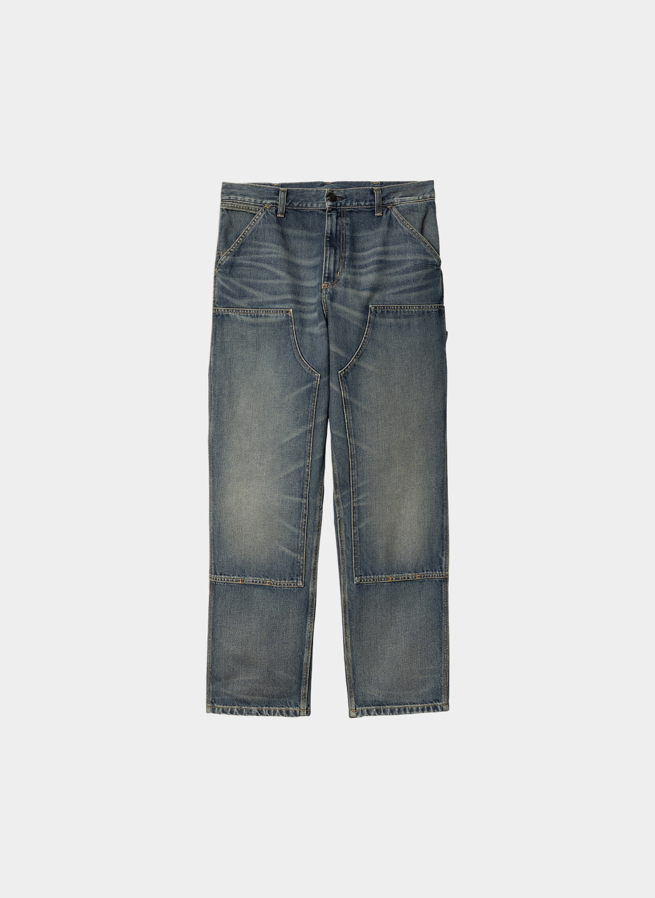 Джинсы ‘Double Knee Pant’ Blue (Worn Used Wash) Джинсы ‘Double Knee Pant’ Blue (Worn Used Wash)