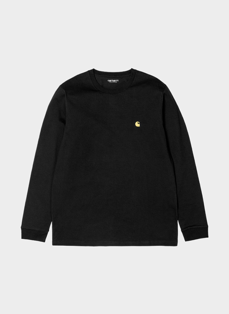 Лонгслив ‘L/S Chase T-Shirt’ Black / Gold Лонгслив ‘L/S Chase T-Shirt’ Black / Gold