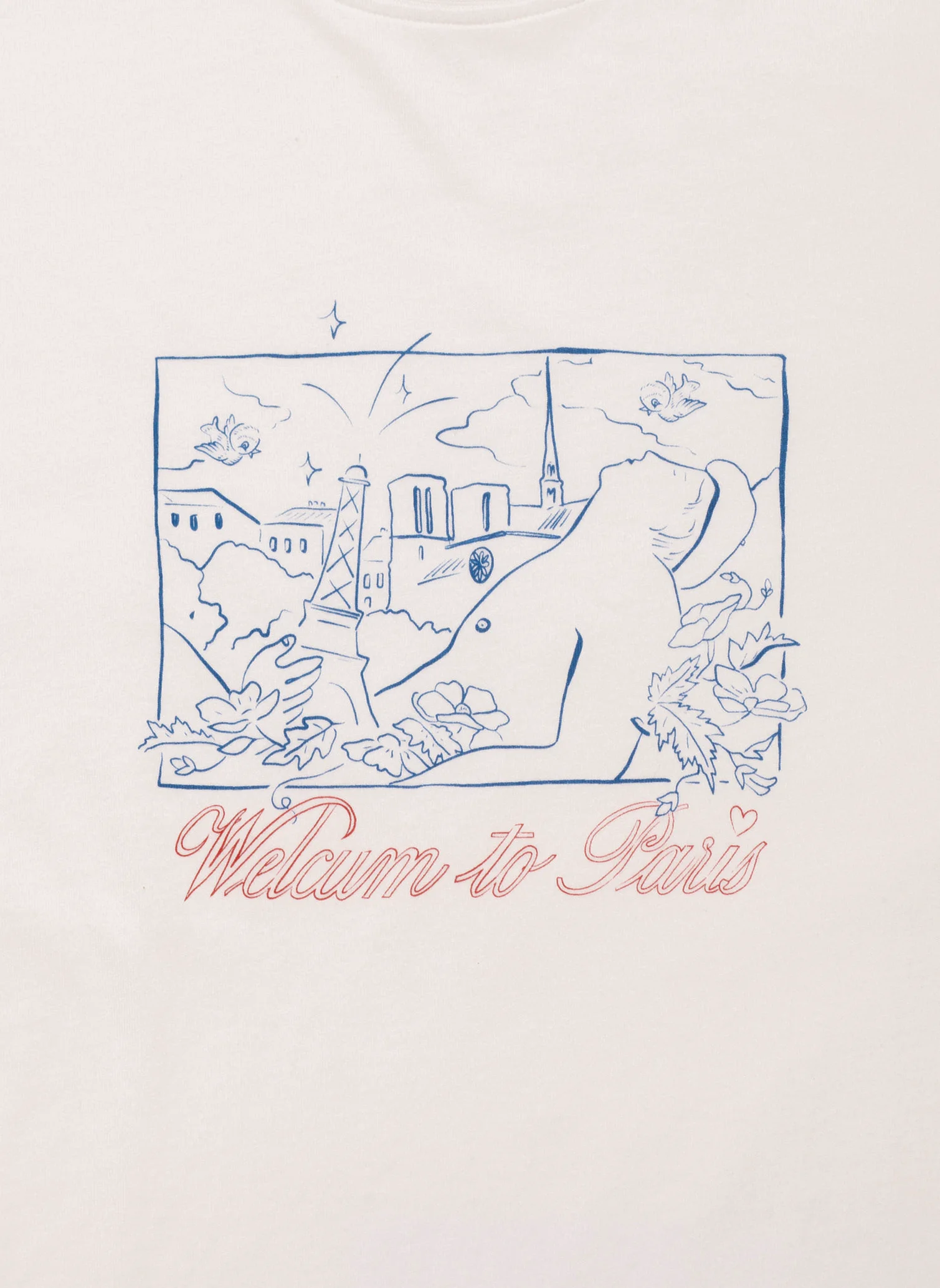 Футболка The Big Bienvenue T-shirt White