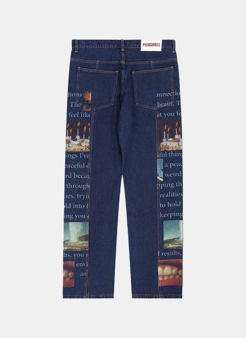 Джинсы Connection Straight Leg Jeans  Washed Indigo