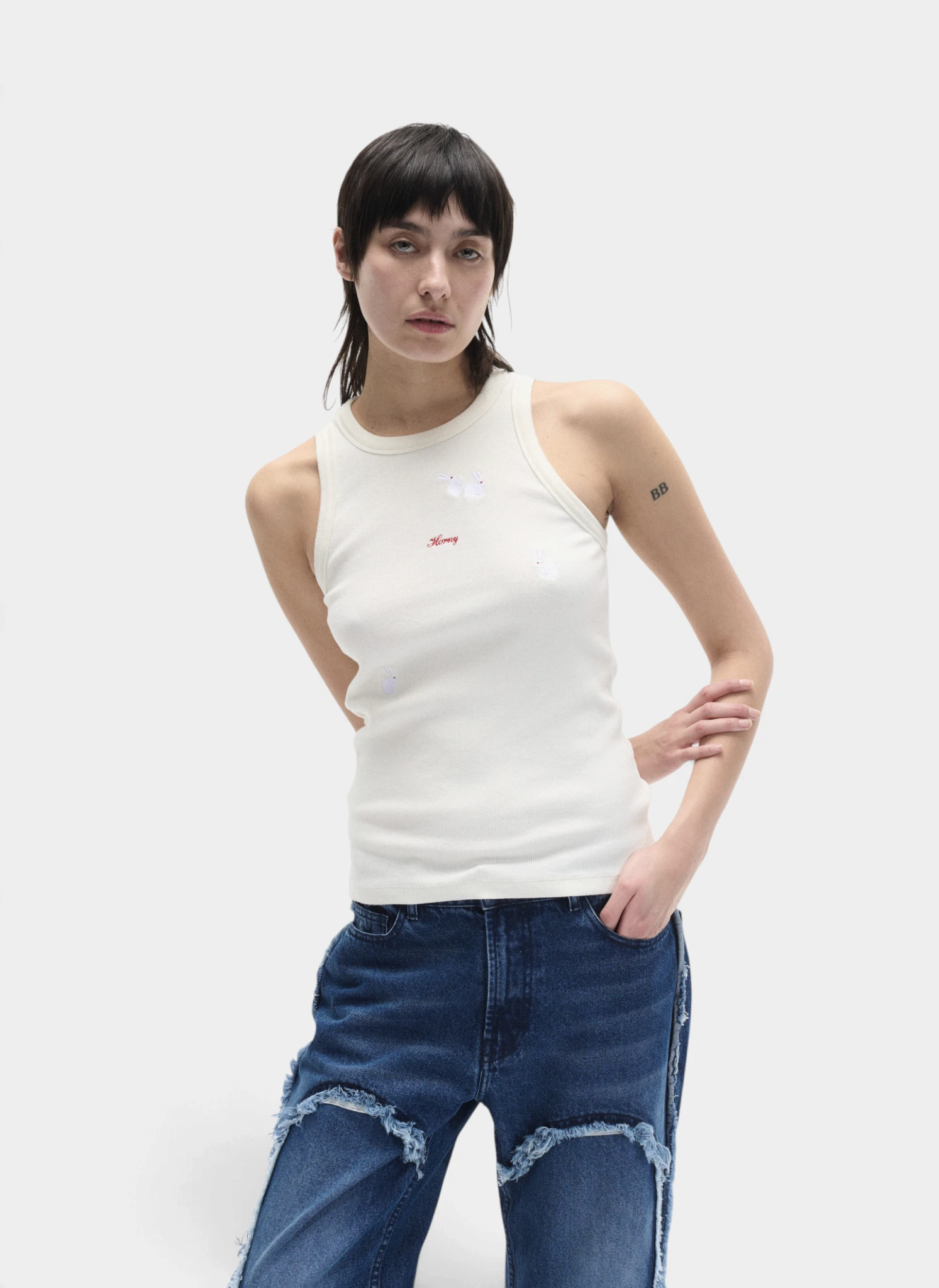 Майка Tank Top Titilation  Off-White