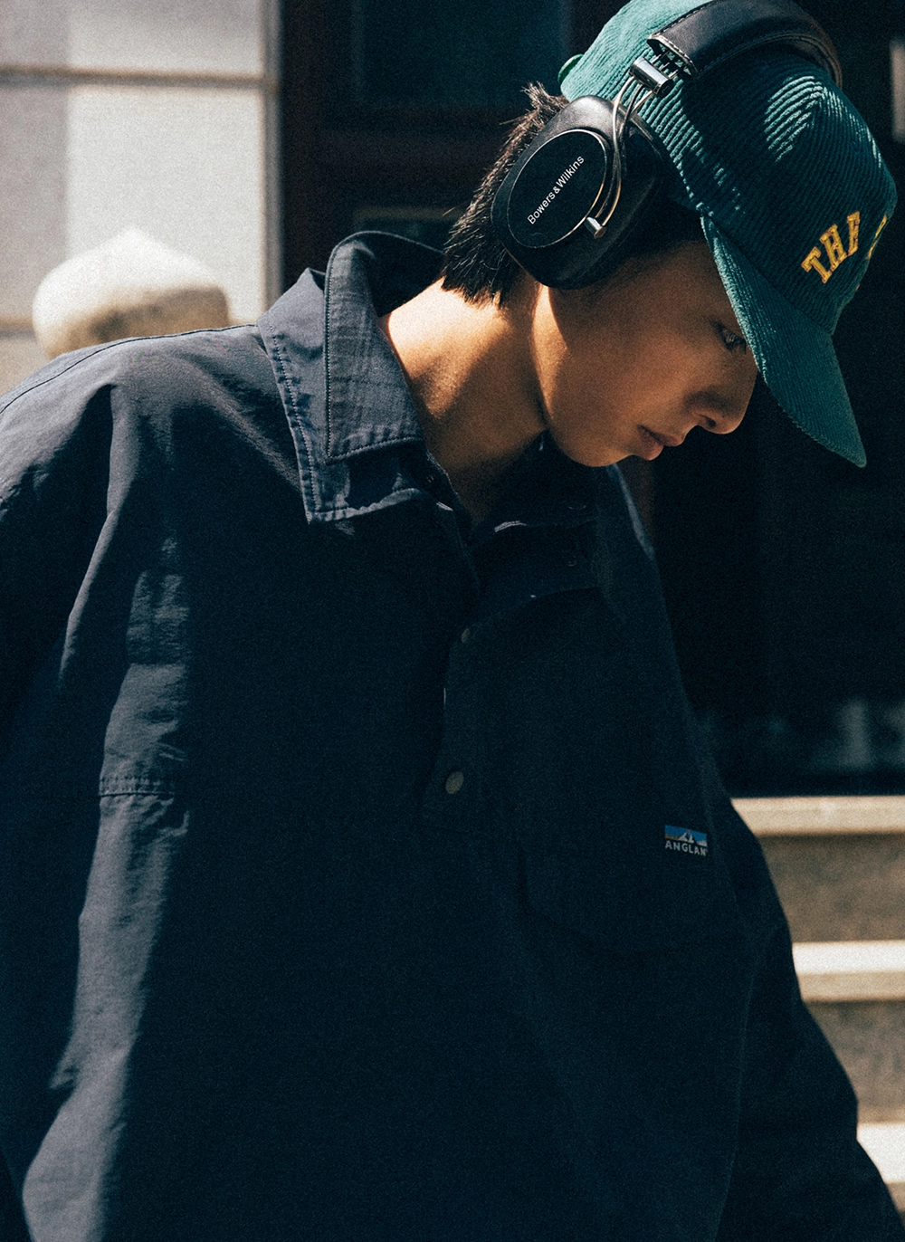 Пуловер Perky Button Collar Pullover Black