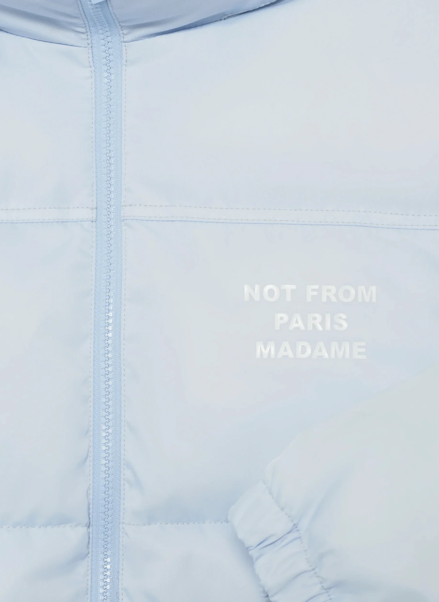 Пуховик Slogan Puffer Jacket Baby Blue