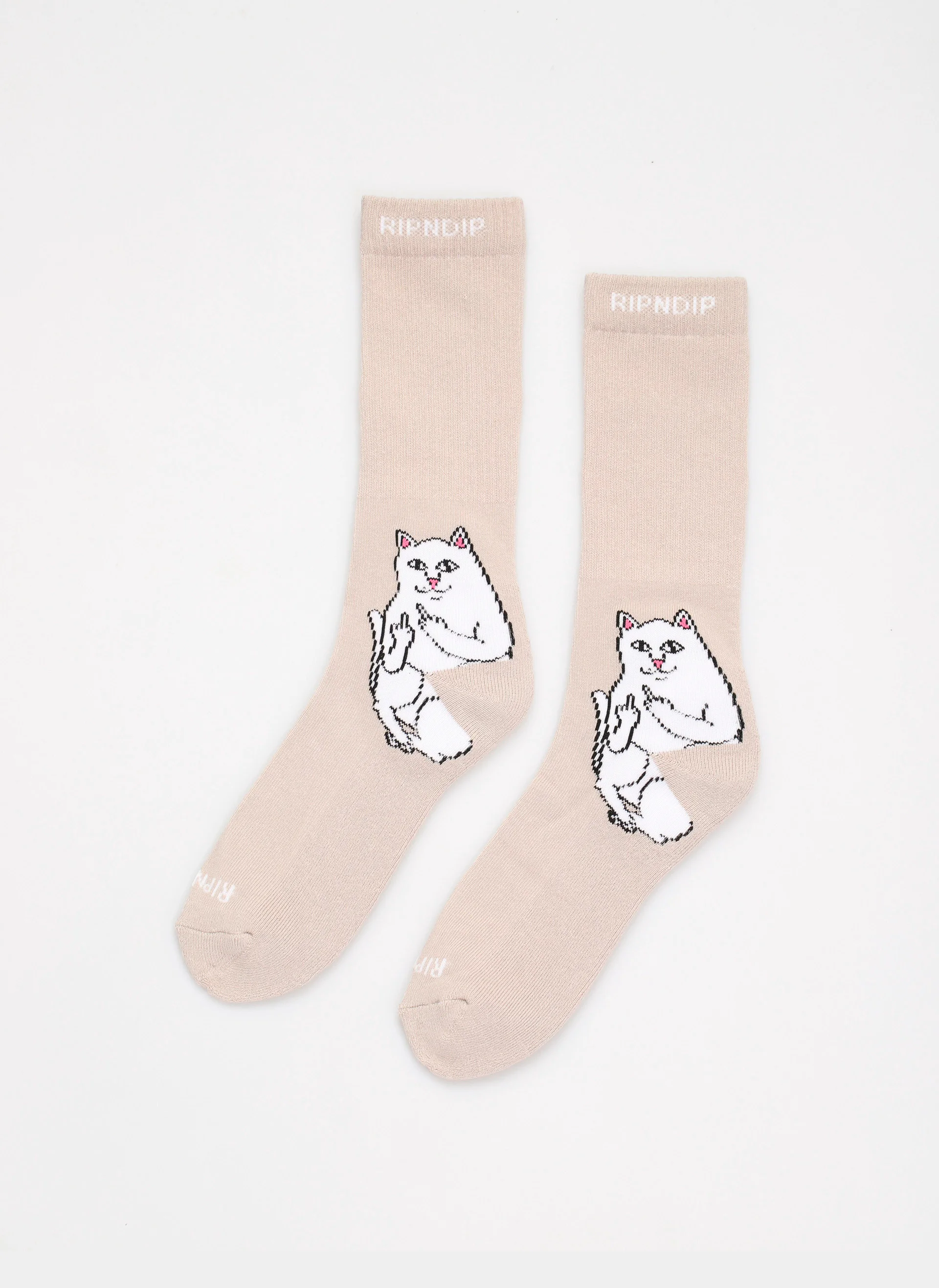 Носки ‘Lord Nermal Socks’ Oatmeal Heather