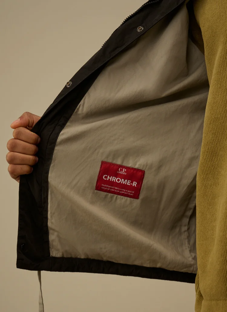 Овершот Chrome-R Zipped Lens Overshirt Black