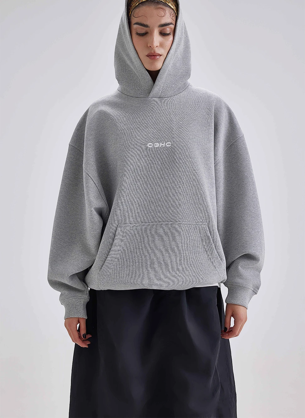 Худи Oversize Melange
