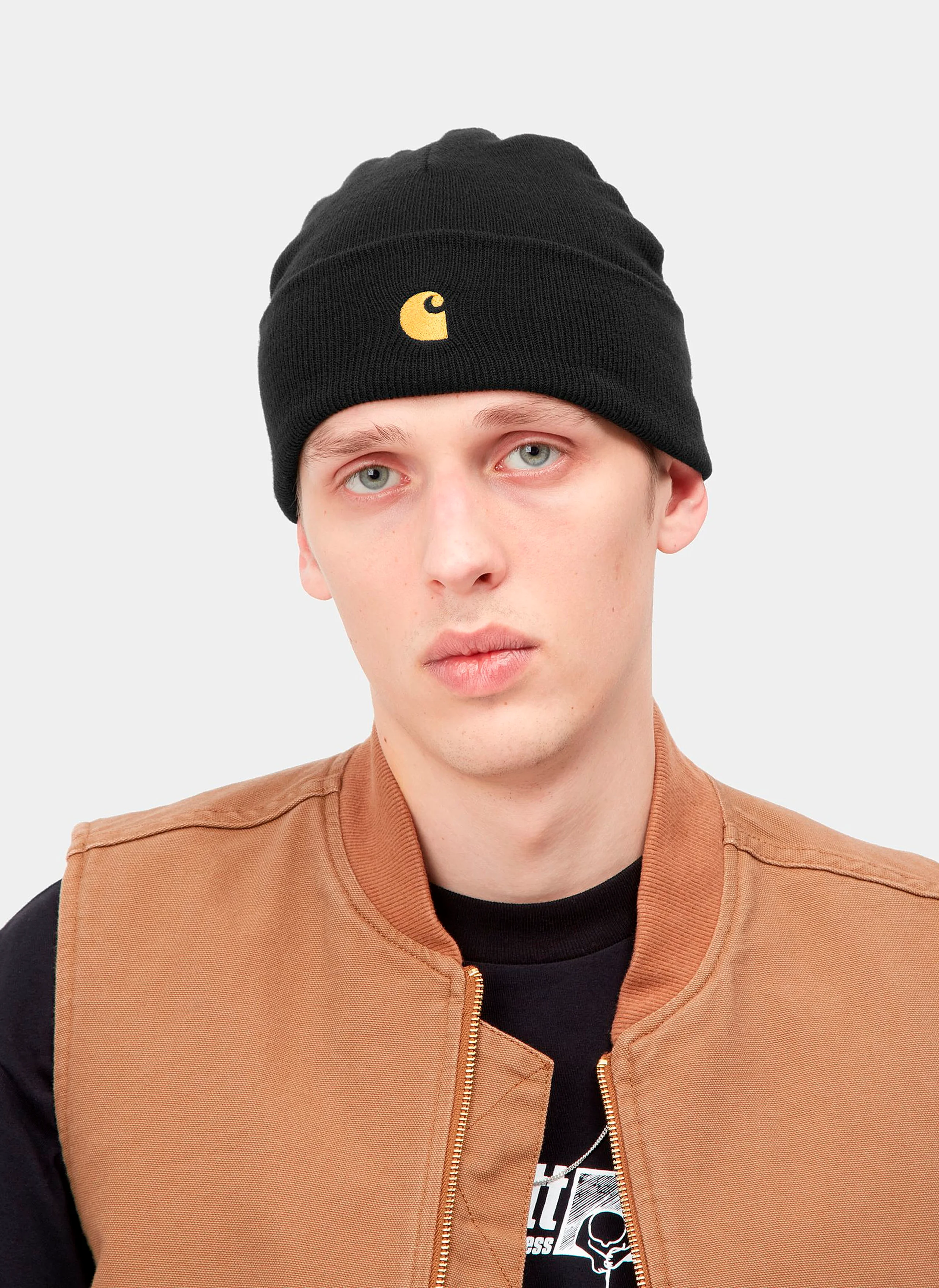 Шапка ‘Chase Beanie’ Black / Gold