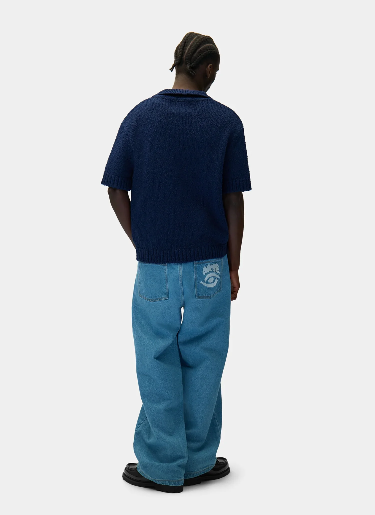Поло Football Knit Blue