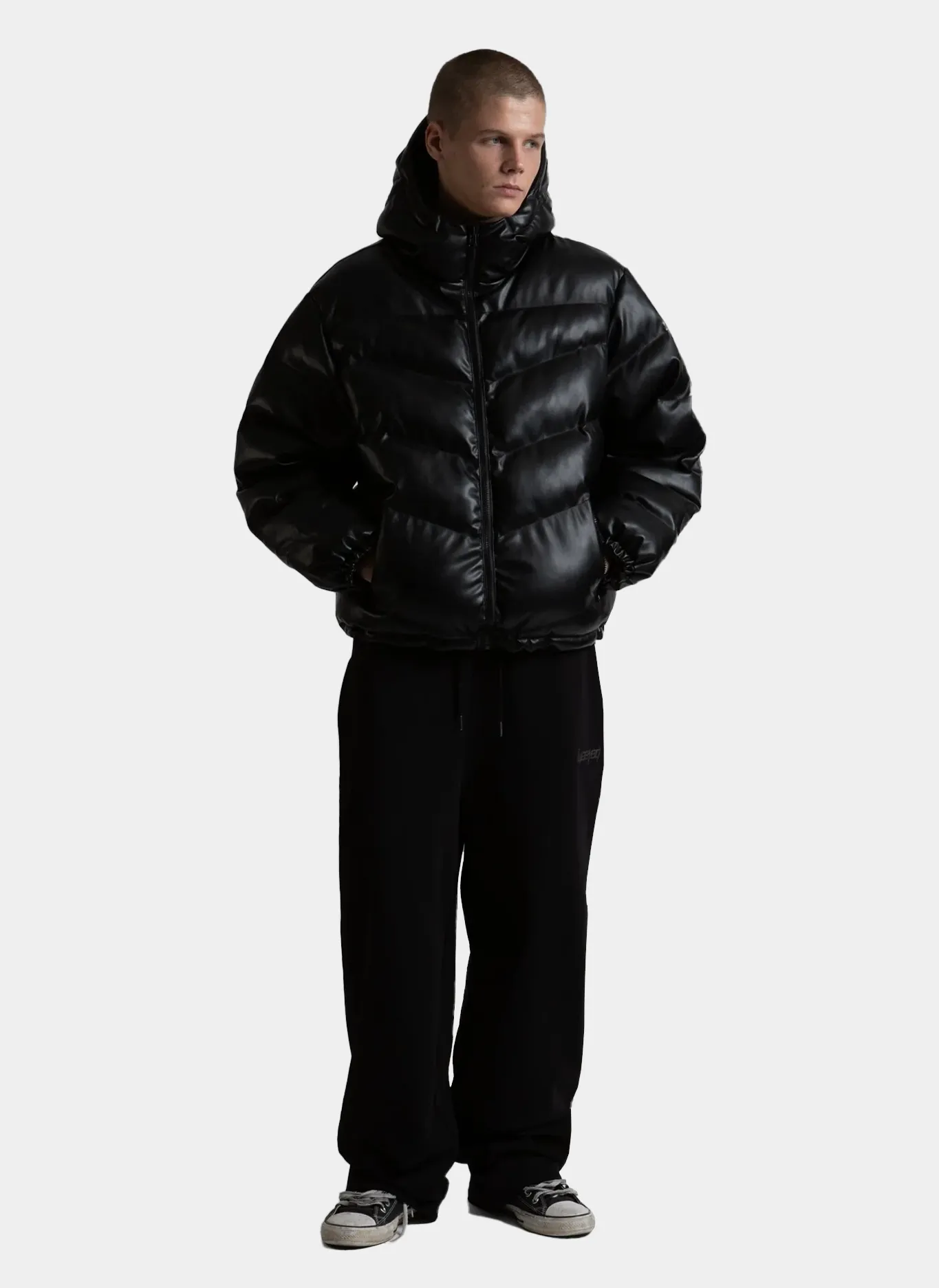 Пуховик Skull Puffer Jacket Black