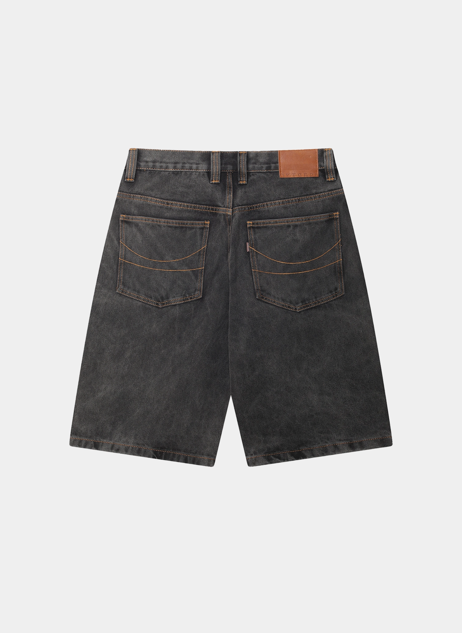 Шорты Og Logo Baggy Denim Shorts BLACK STONE WASHED