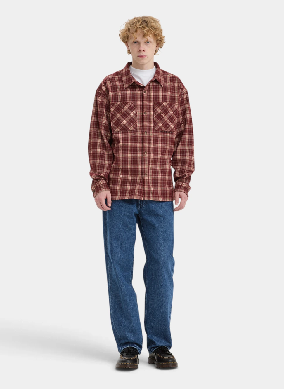 Джинсы OG Logo Classic Denim Blue Vintage Wash