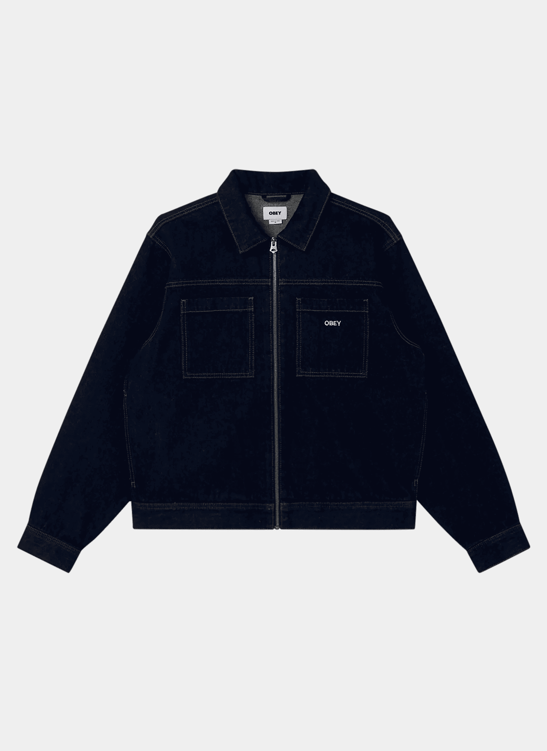 Куртка Icon Hardwork Zip Up Jacket Rinse Indigo