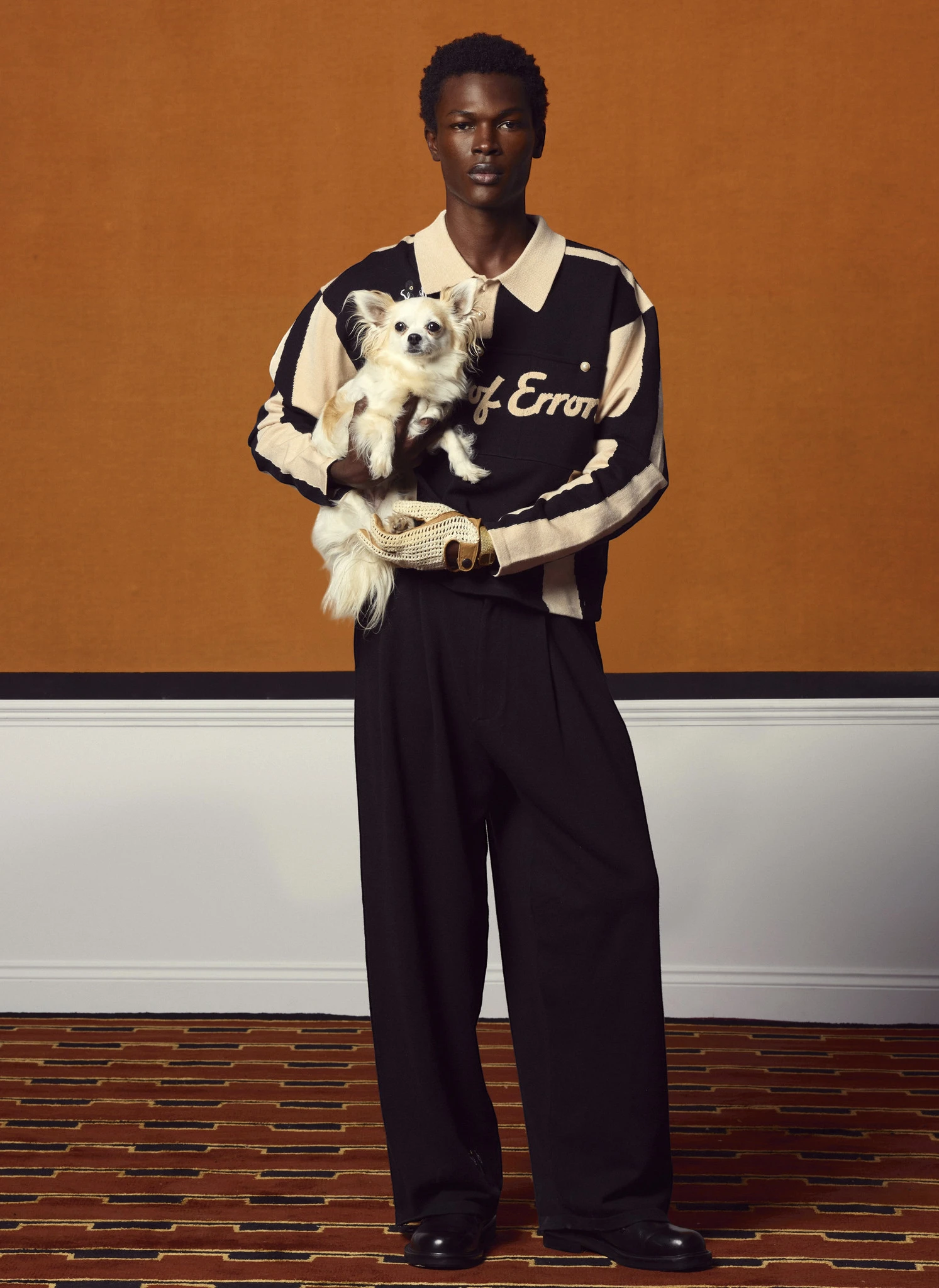 Брюки Knitted Cat Burglar Trousers Black