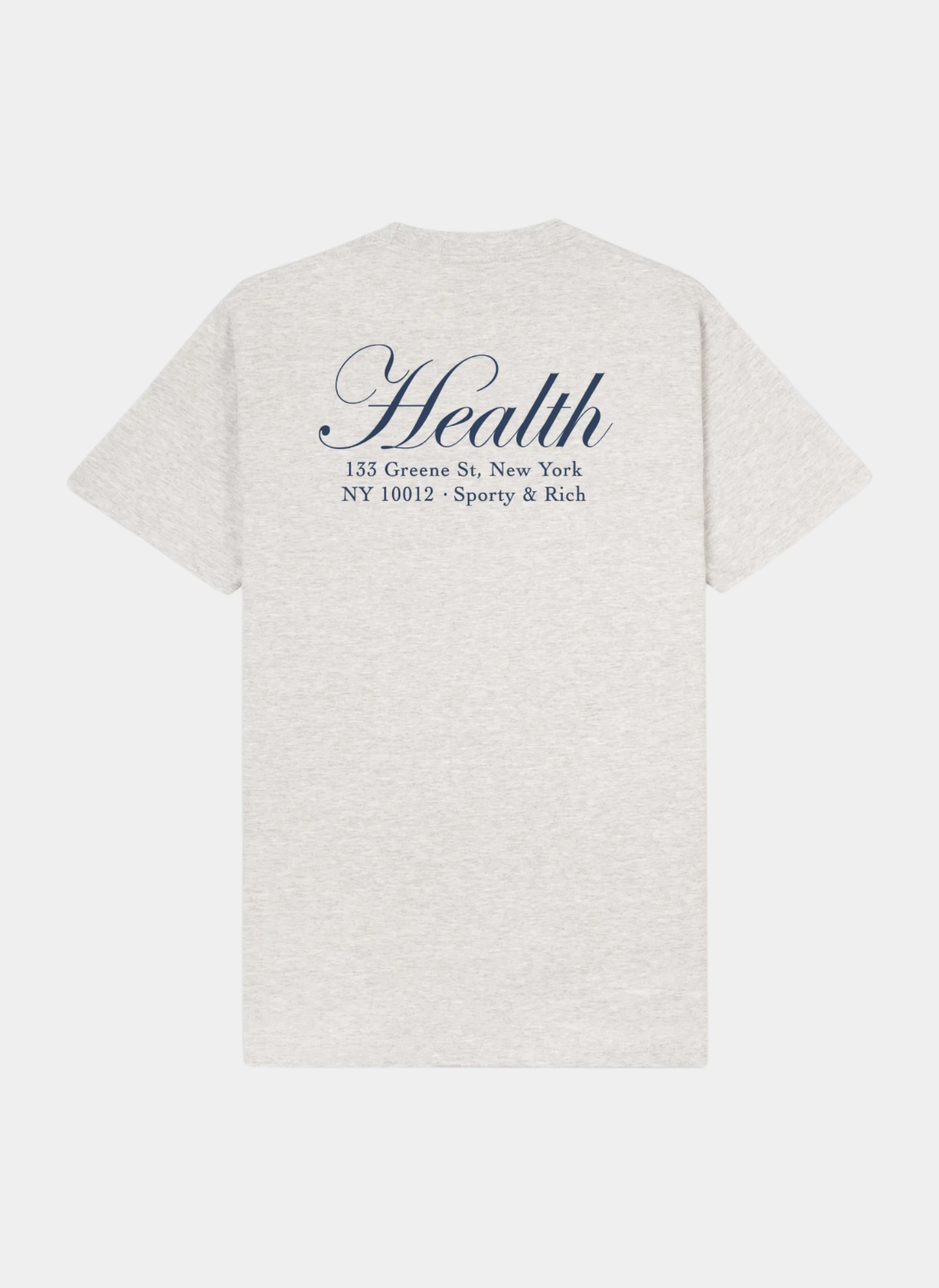 Футболка NY Health T-Shirt Heather Gray/Light Navy