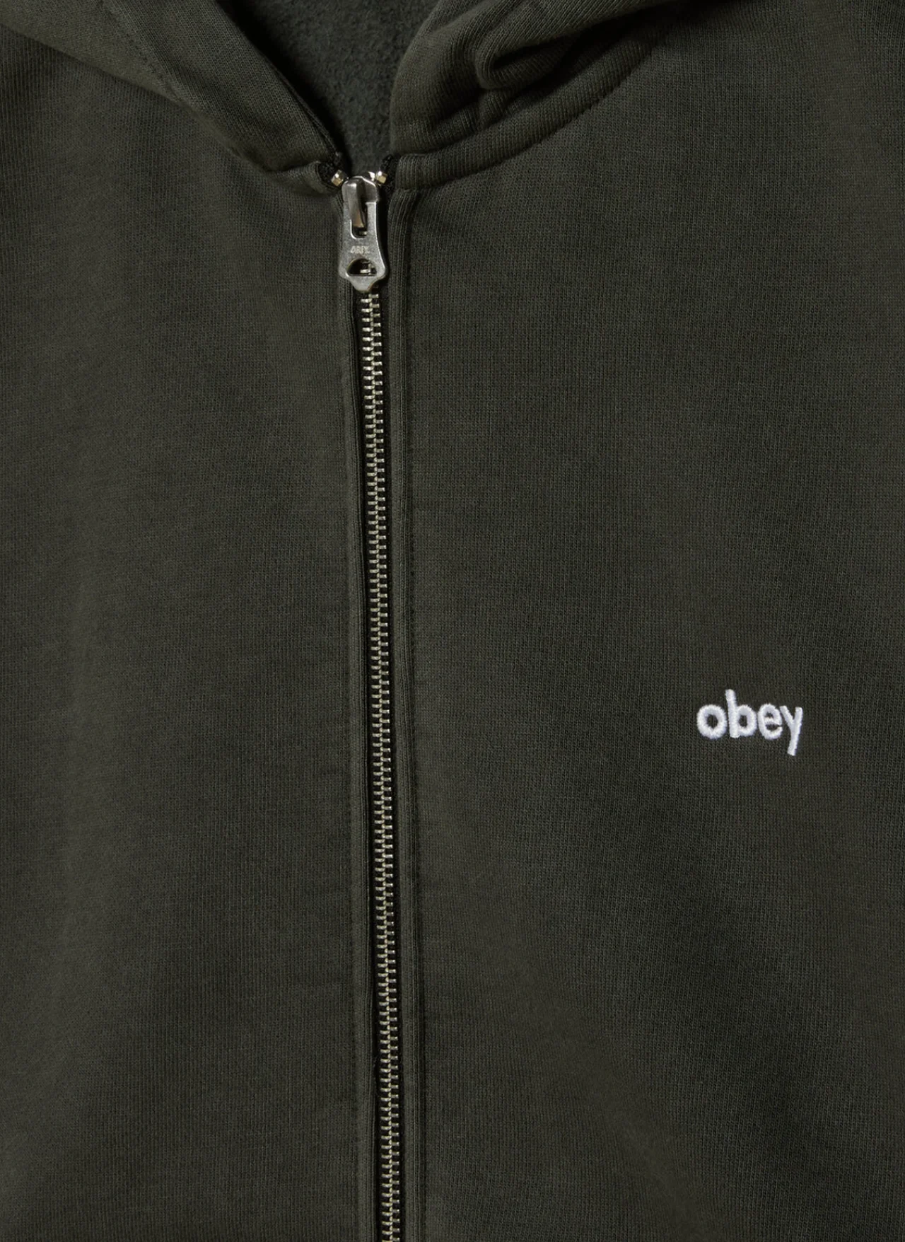 Худи на молнии Lowercase Pigment Zip Hood Pigment Pirate Black