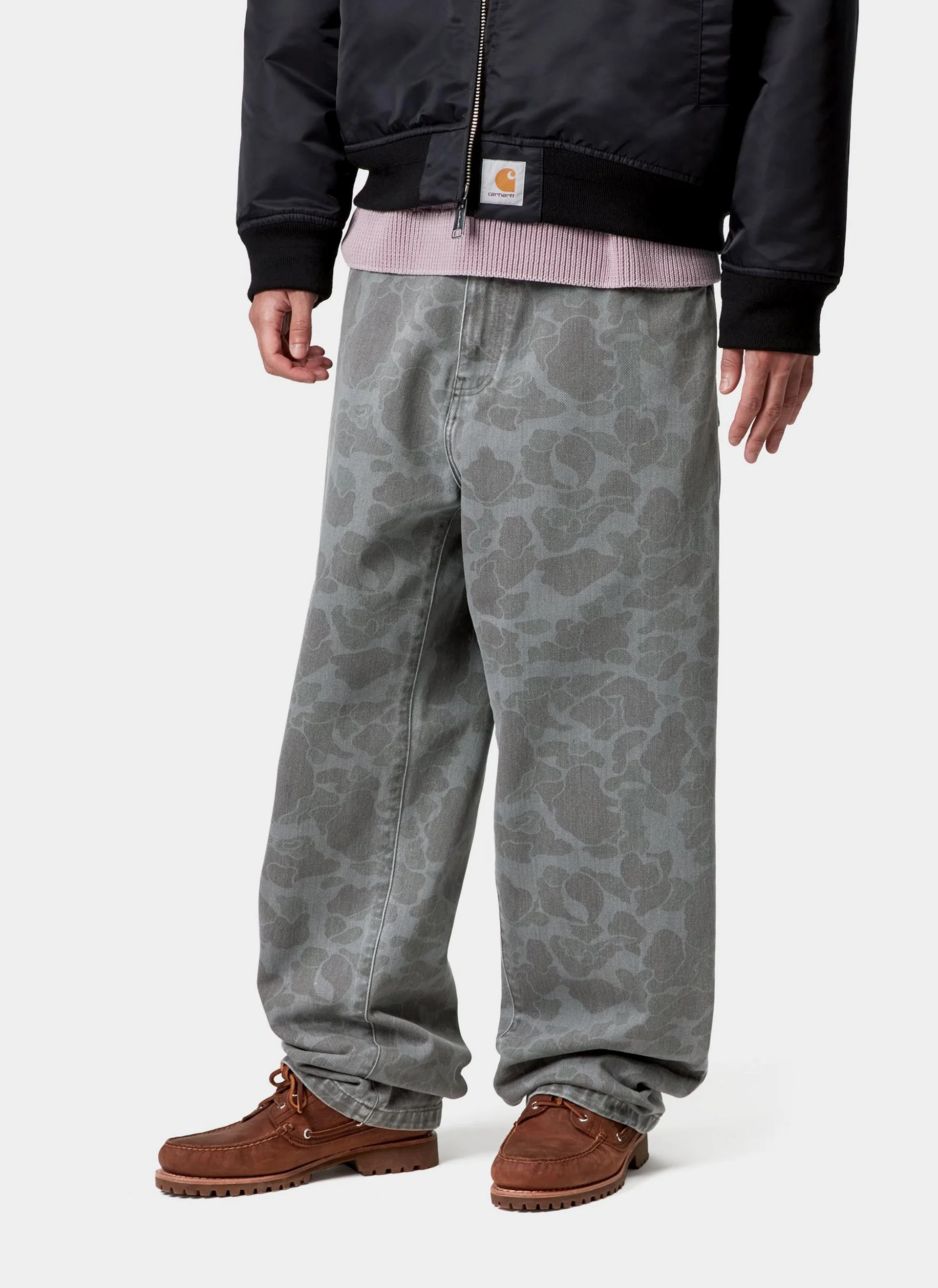 Джинсы Duck Landon Pant Camo Duck, Black (Heavy Bleached)