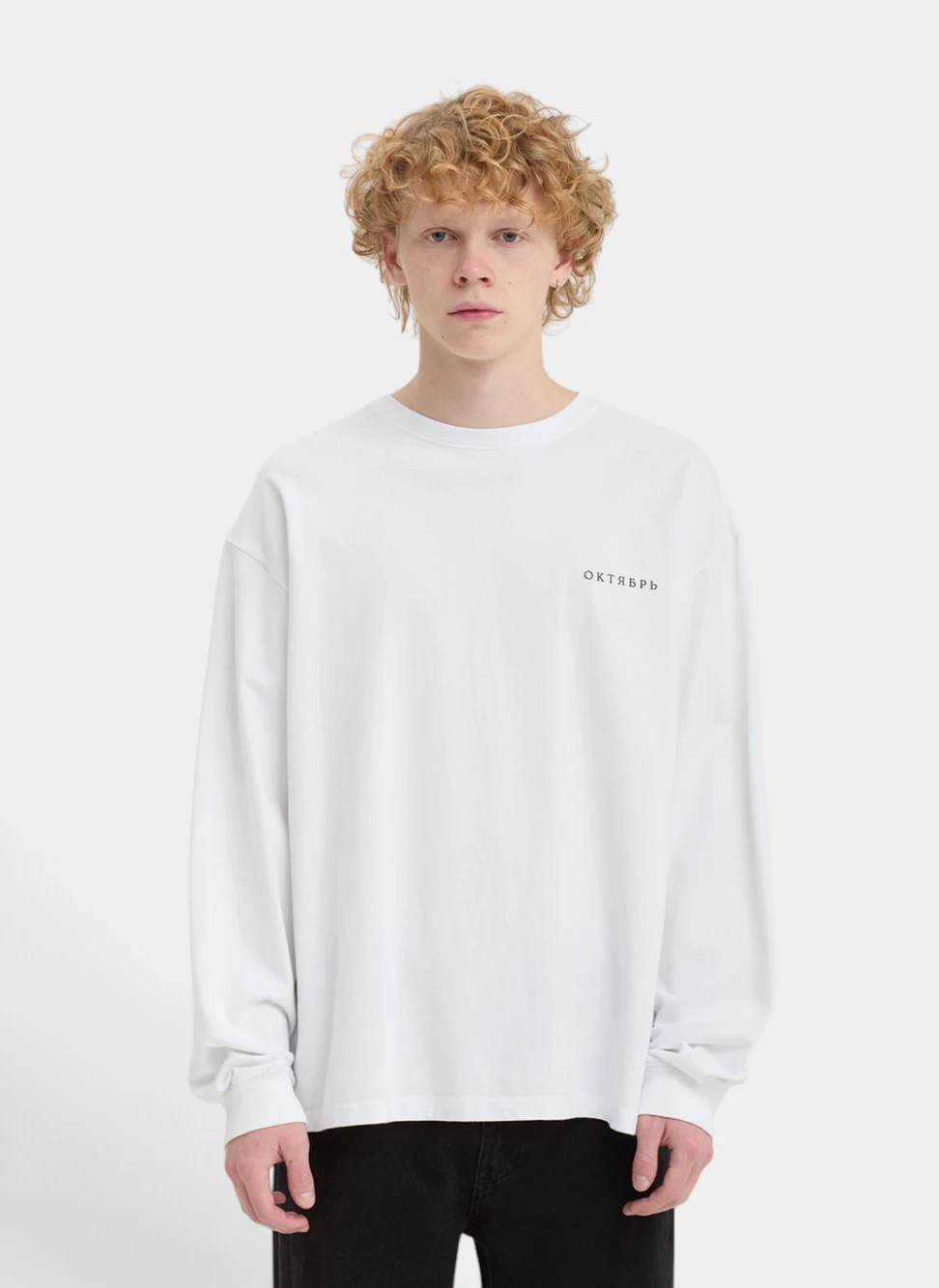 Лонгслив Lips LS Tee White