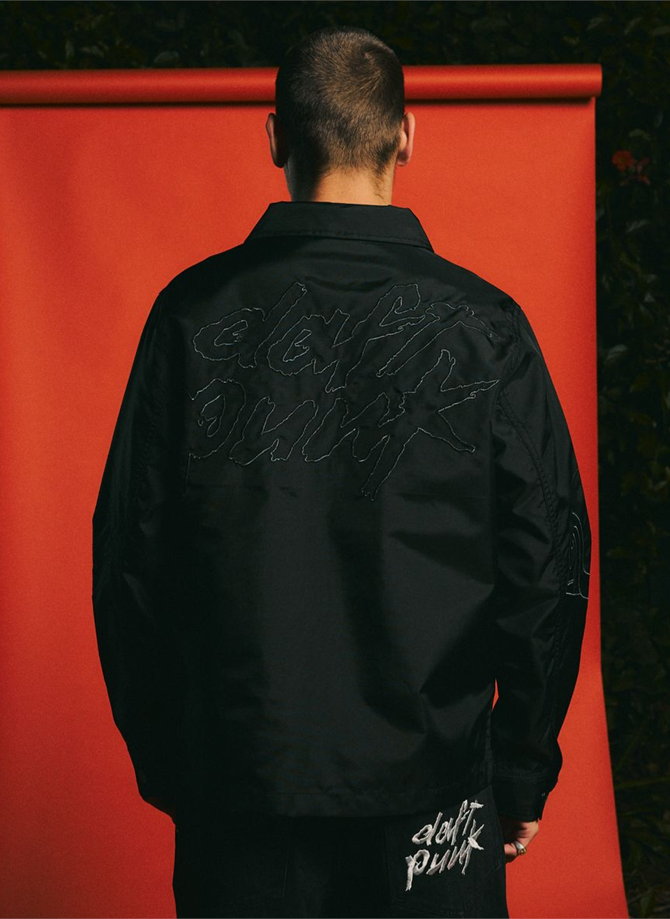 Куртка Pleasures x Daft Punk Helmets Nylon Work Jacket Black