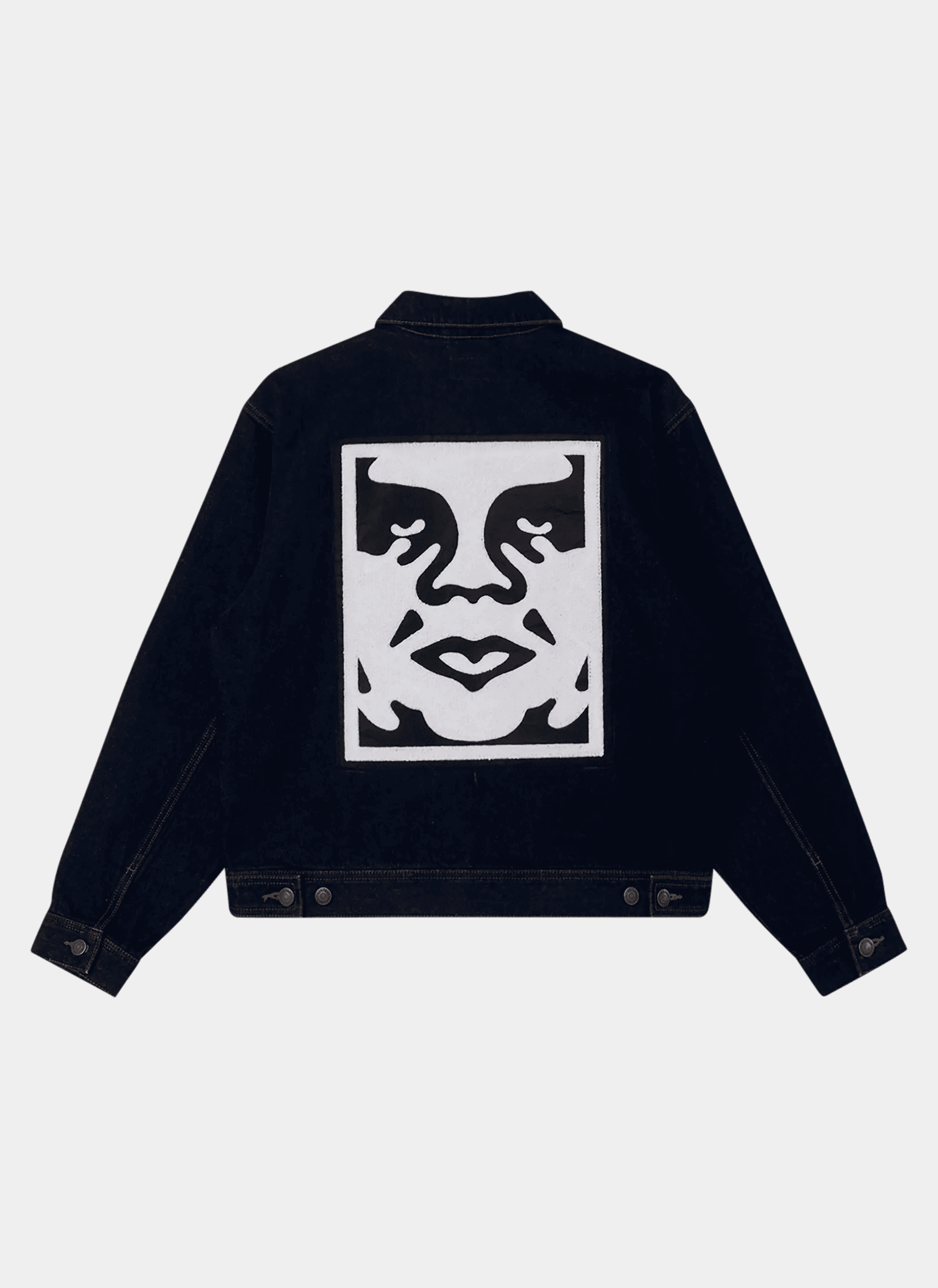 Куртка Icon Hardwork Zip Up Jacket Rinse Indigo