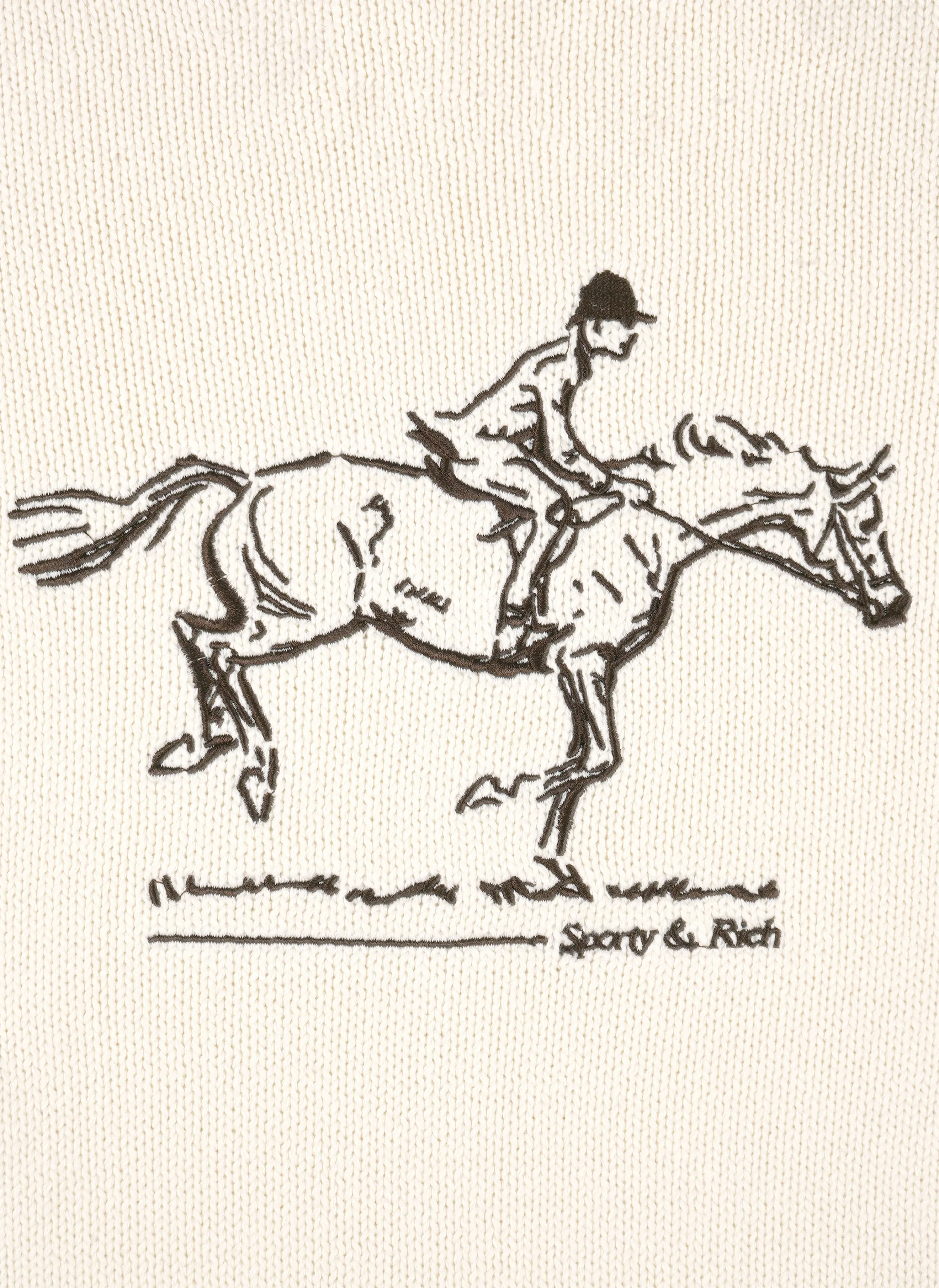 Свитер Horse Knitted Sweater Ecru