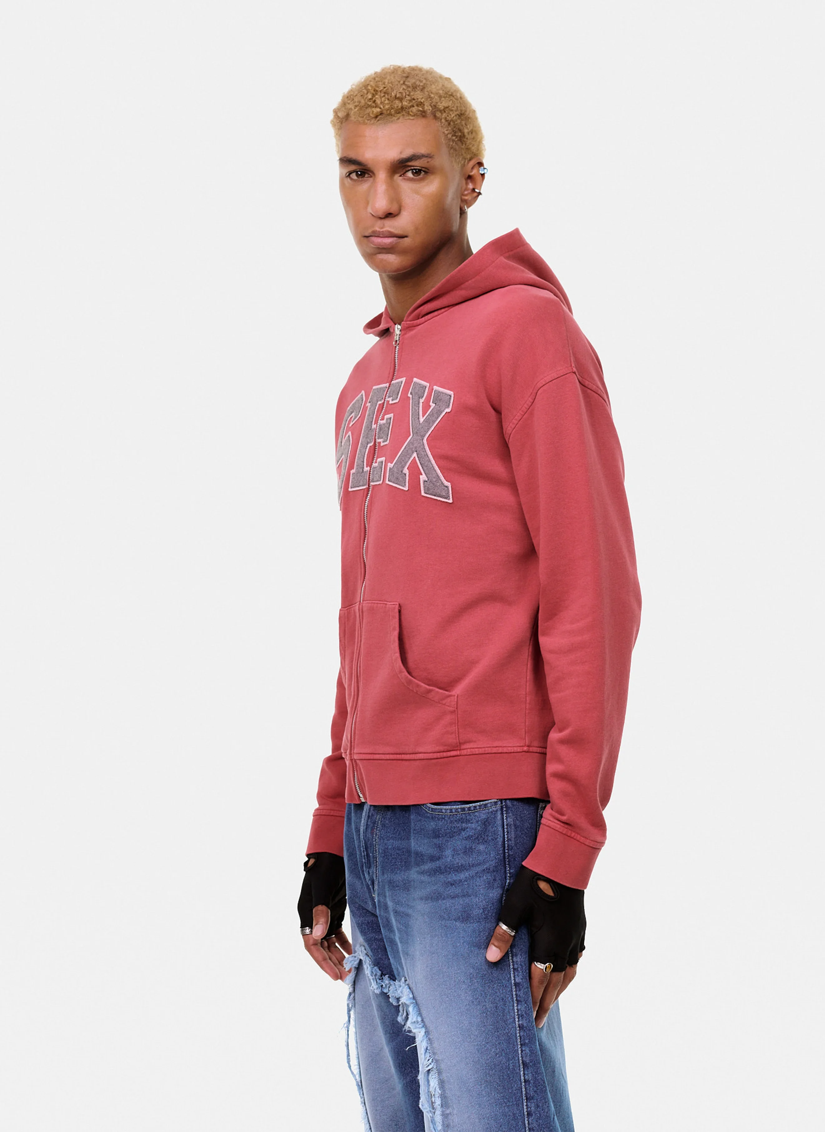 Худи на молнии Zipcode: Desire Hoodie Off-Red