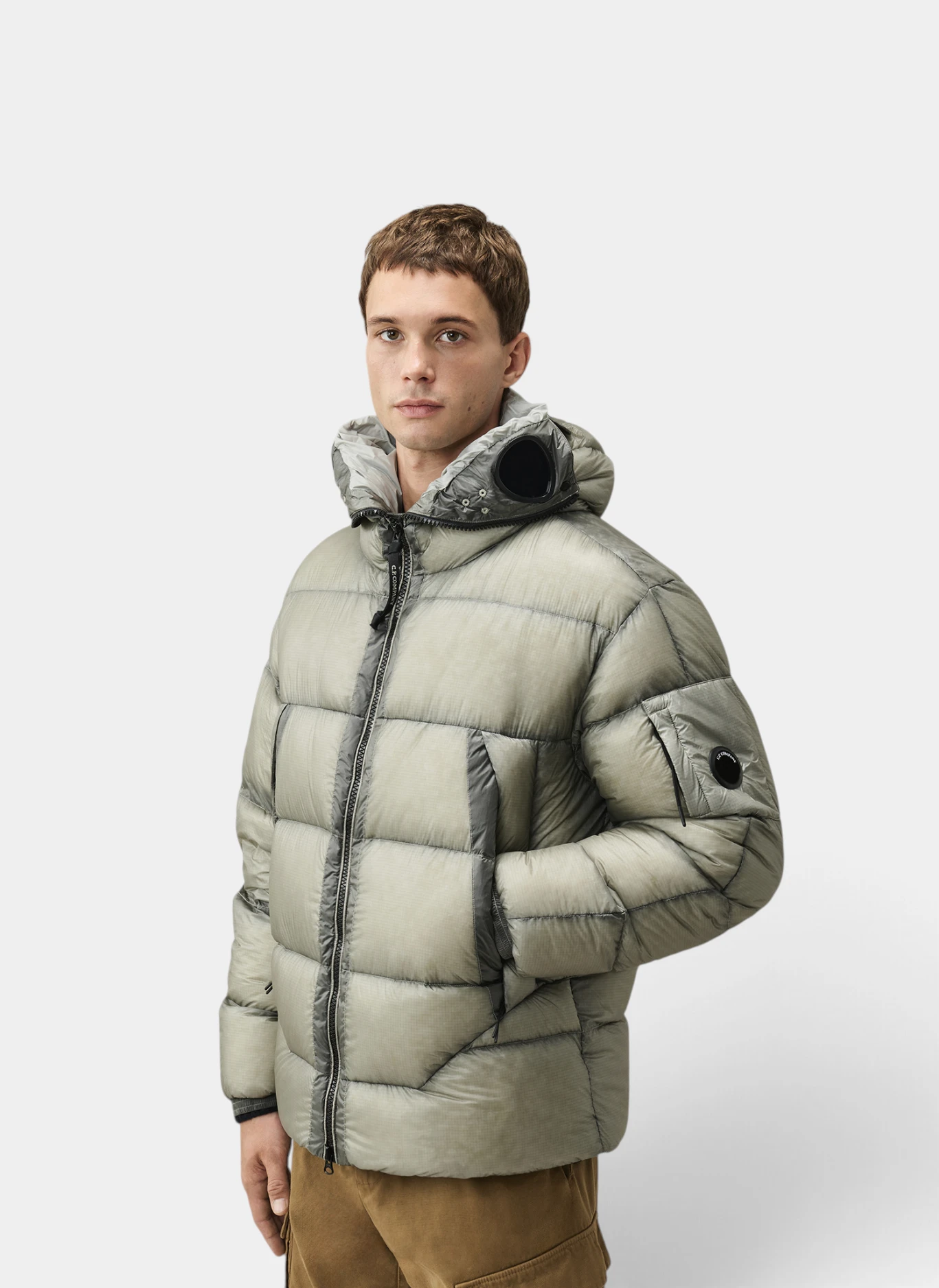 Пуховик D.D. Shell Hooded Down Jacket Flint Grey