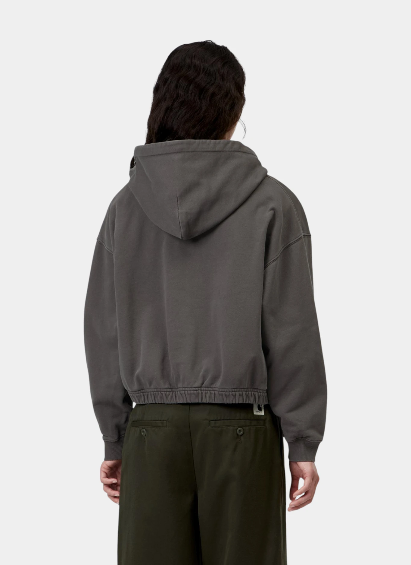 Худи на молнии W' Hooded Hoggard Jacket Black (Garment Dyed)