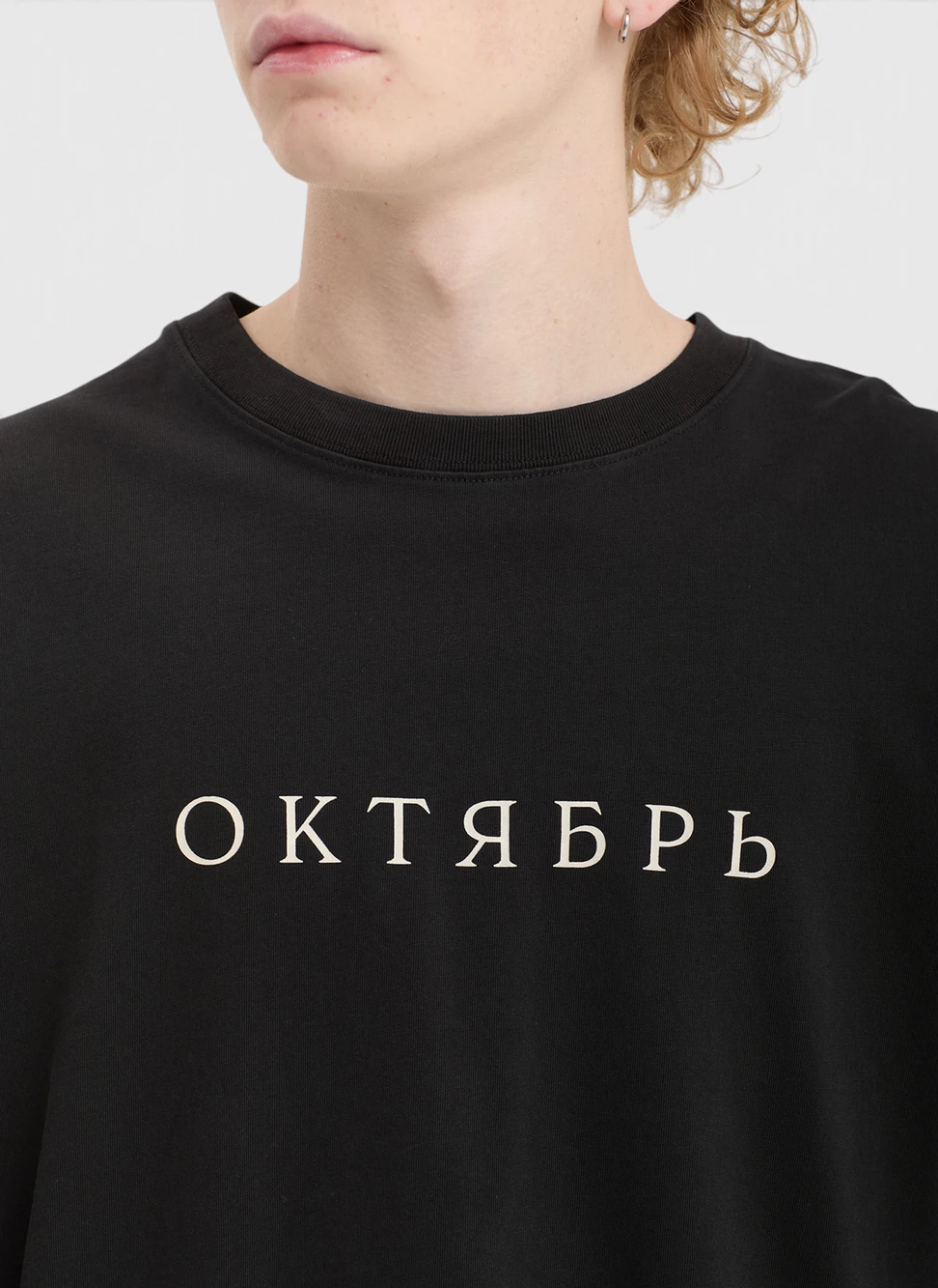 Лонгслив OG Logo LS Tee Black