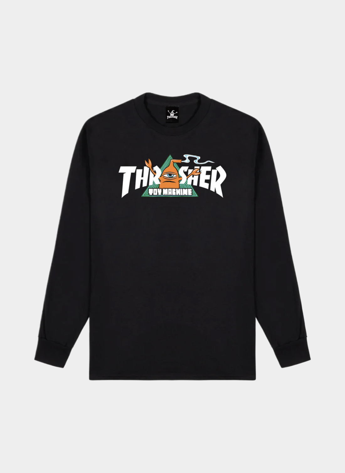 Лонгслив Thr X Toy Machine Vortex L/S Tee Black