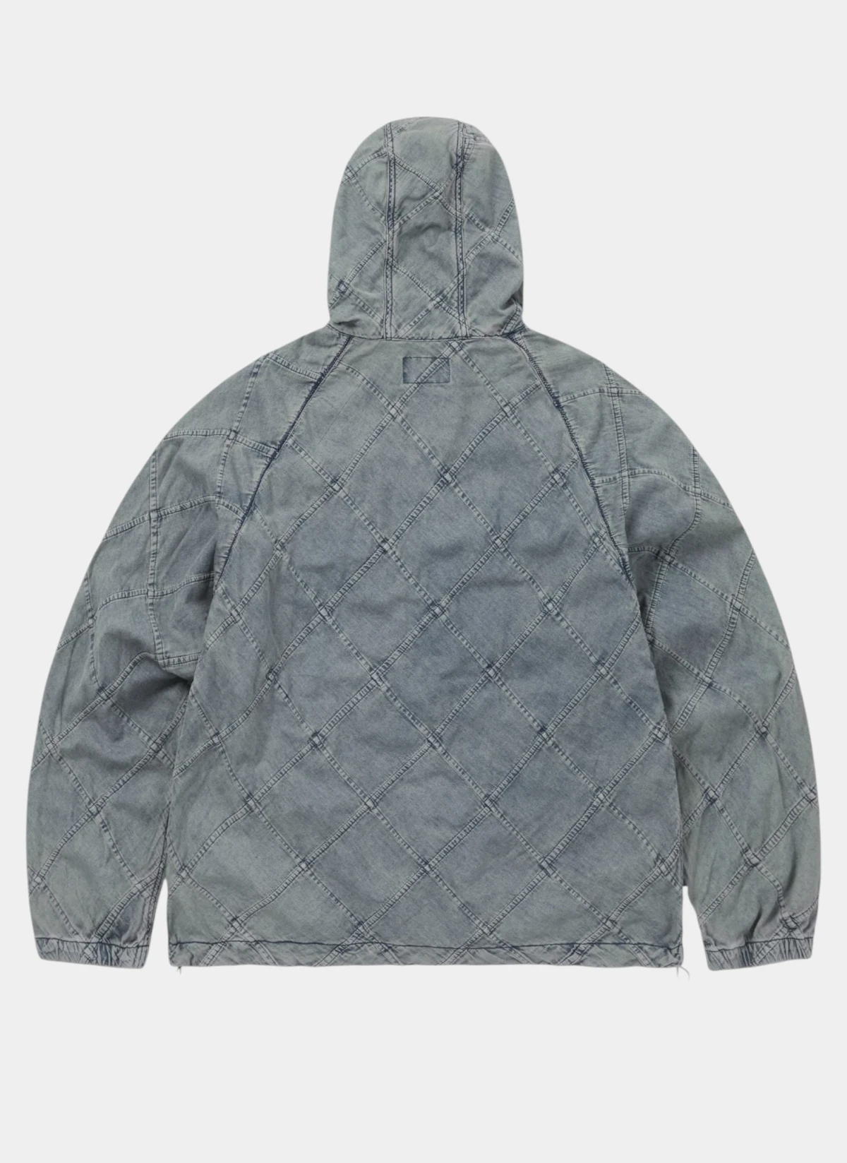 Куртка Patchwork Denim Windbreaker Blue Grey
