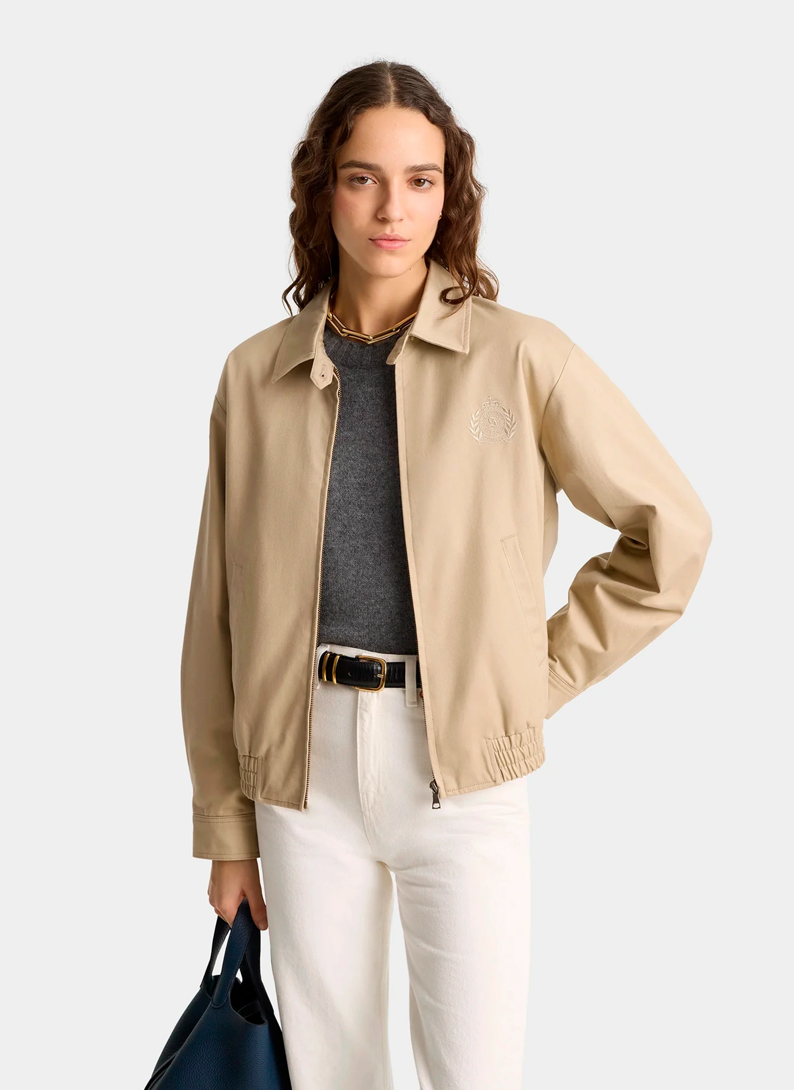 Куртка женская H&W Crest Prep Jacket Cream