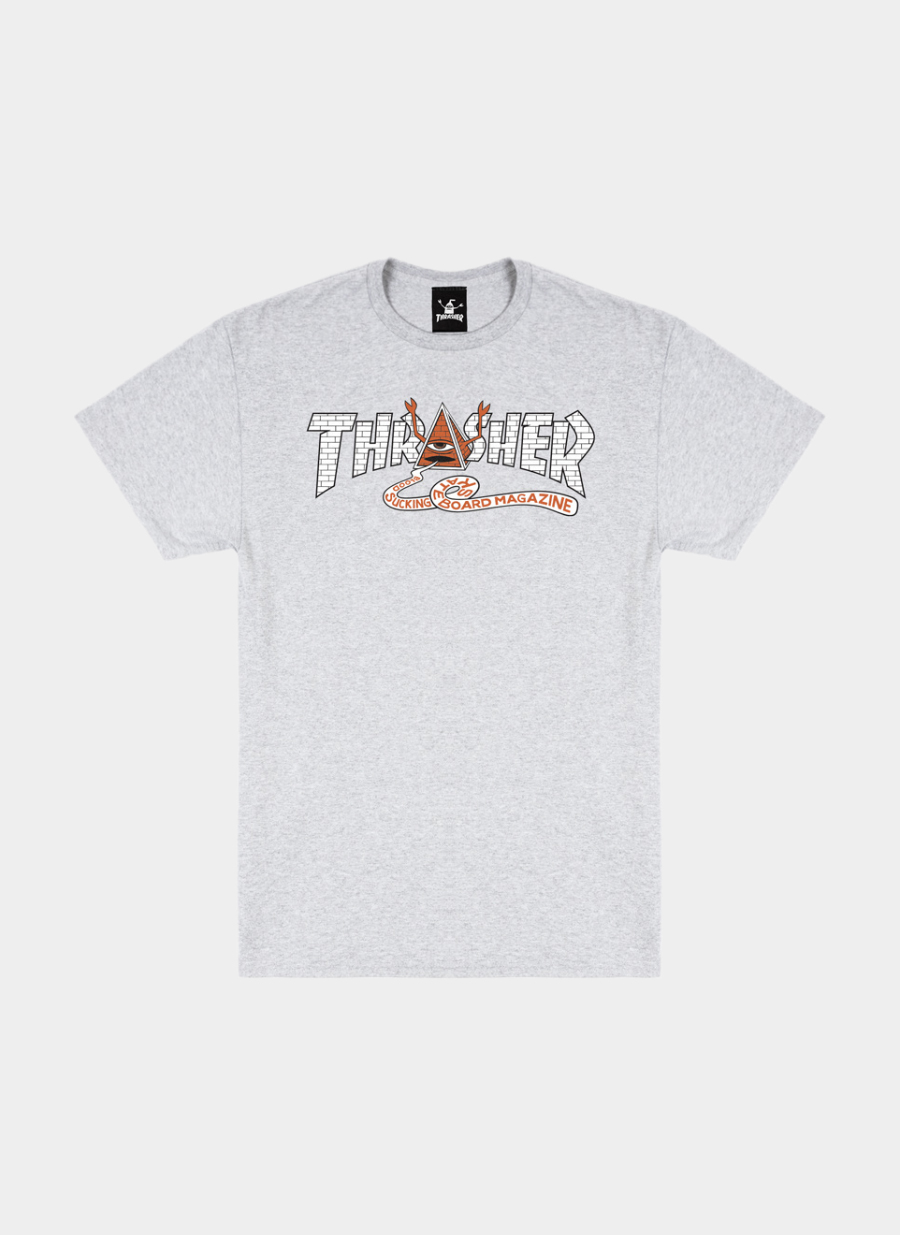 Футболка Thr X Toy Machine Pyramid Tee Ash Grey Футболка Thr X Toy Machine Pyramid Tee Ash Grey