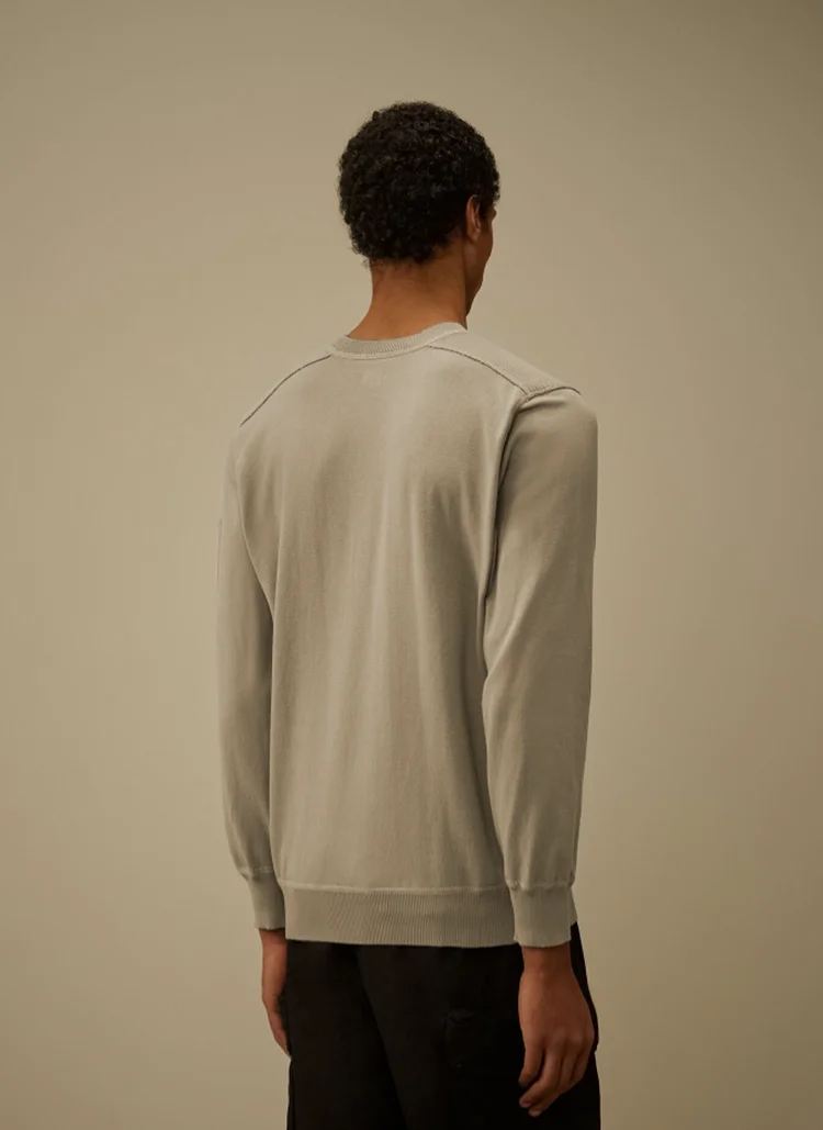 Свитшот Cotton Sea Island Crewneck Lens Sweater Dove Grey