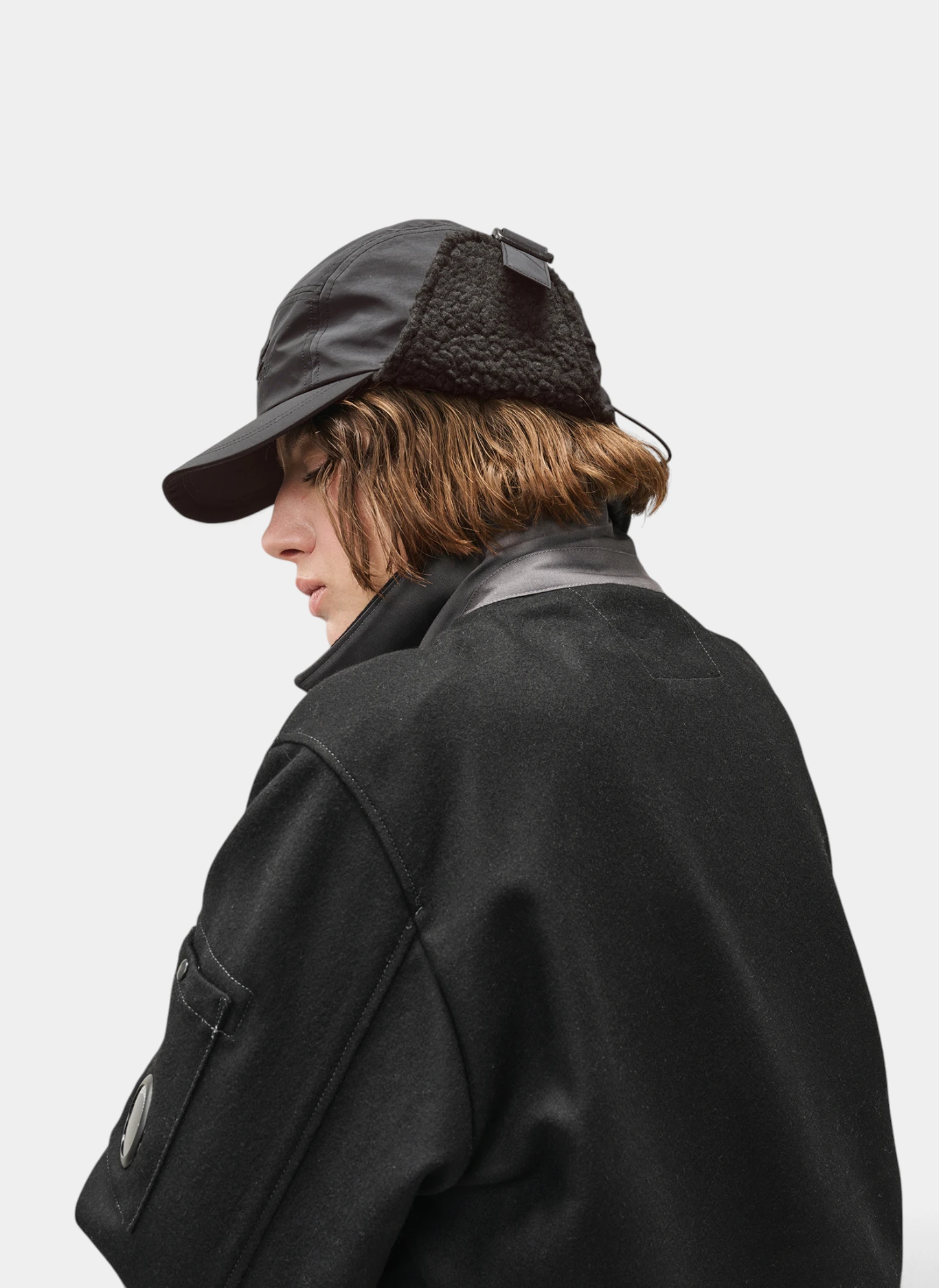 Кепка Chrome-R Earflap Hat Black
