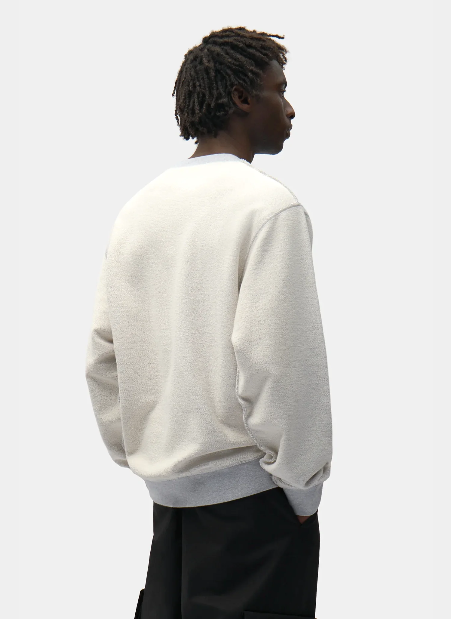 Свитшот Reversible Label Crewneck Grey