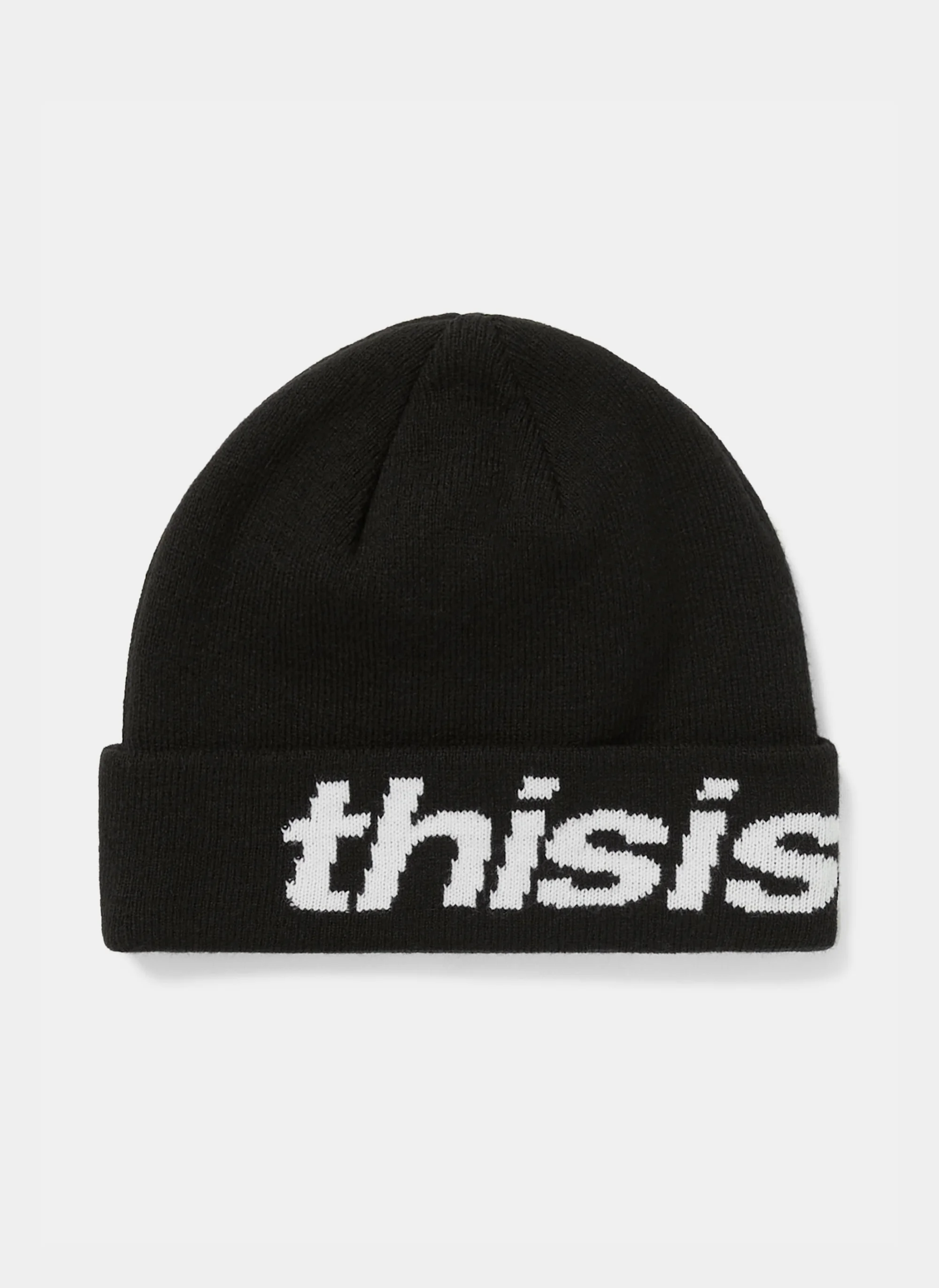 Шапка TNT HSP-Logo Big Cuff Beanie Black