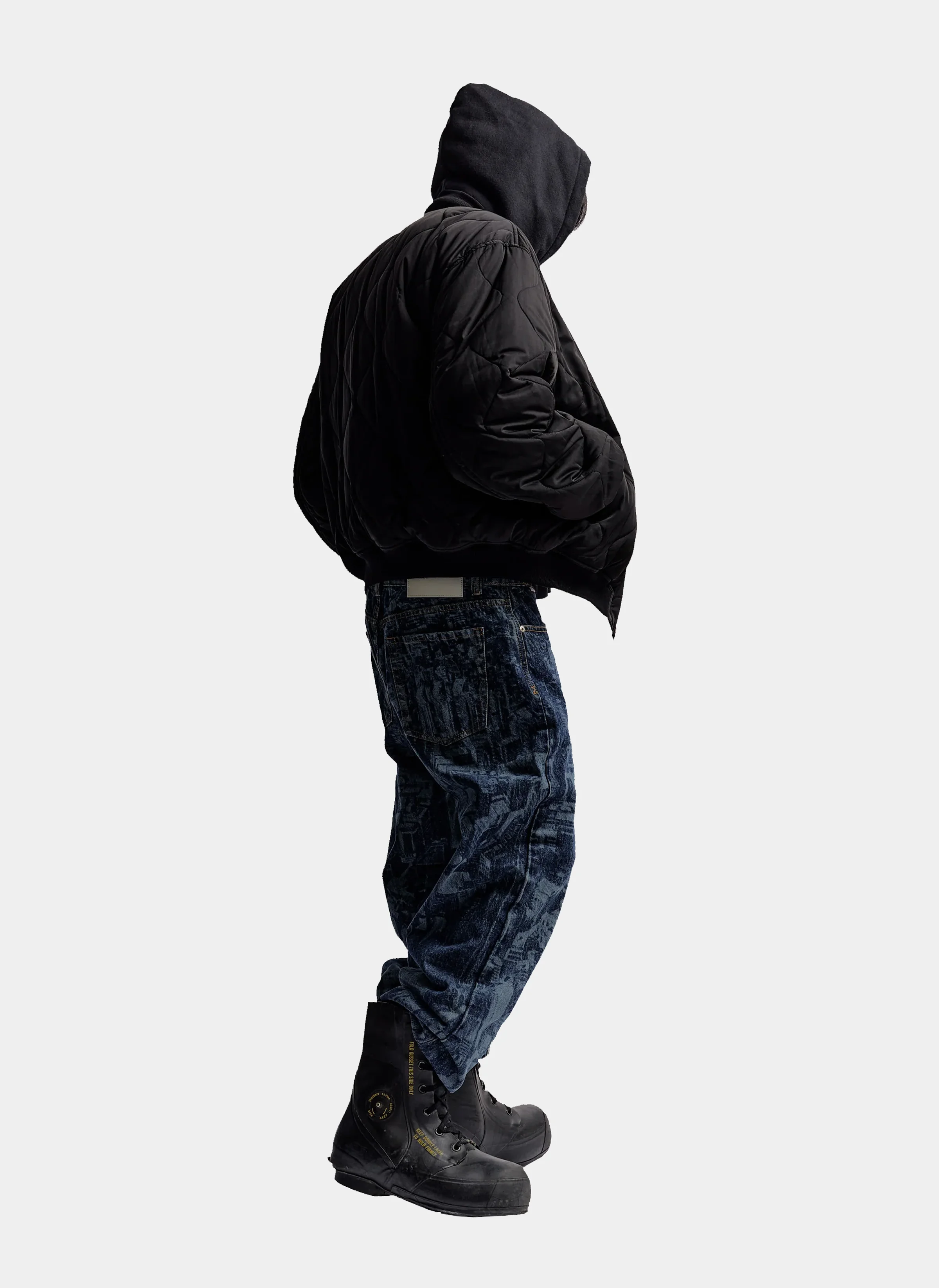 Бомбер Shotaru Reversible Bomber Jacket Black