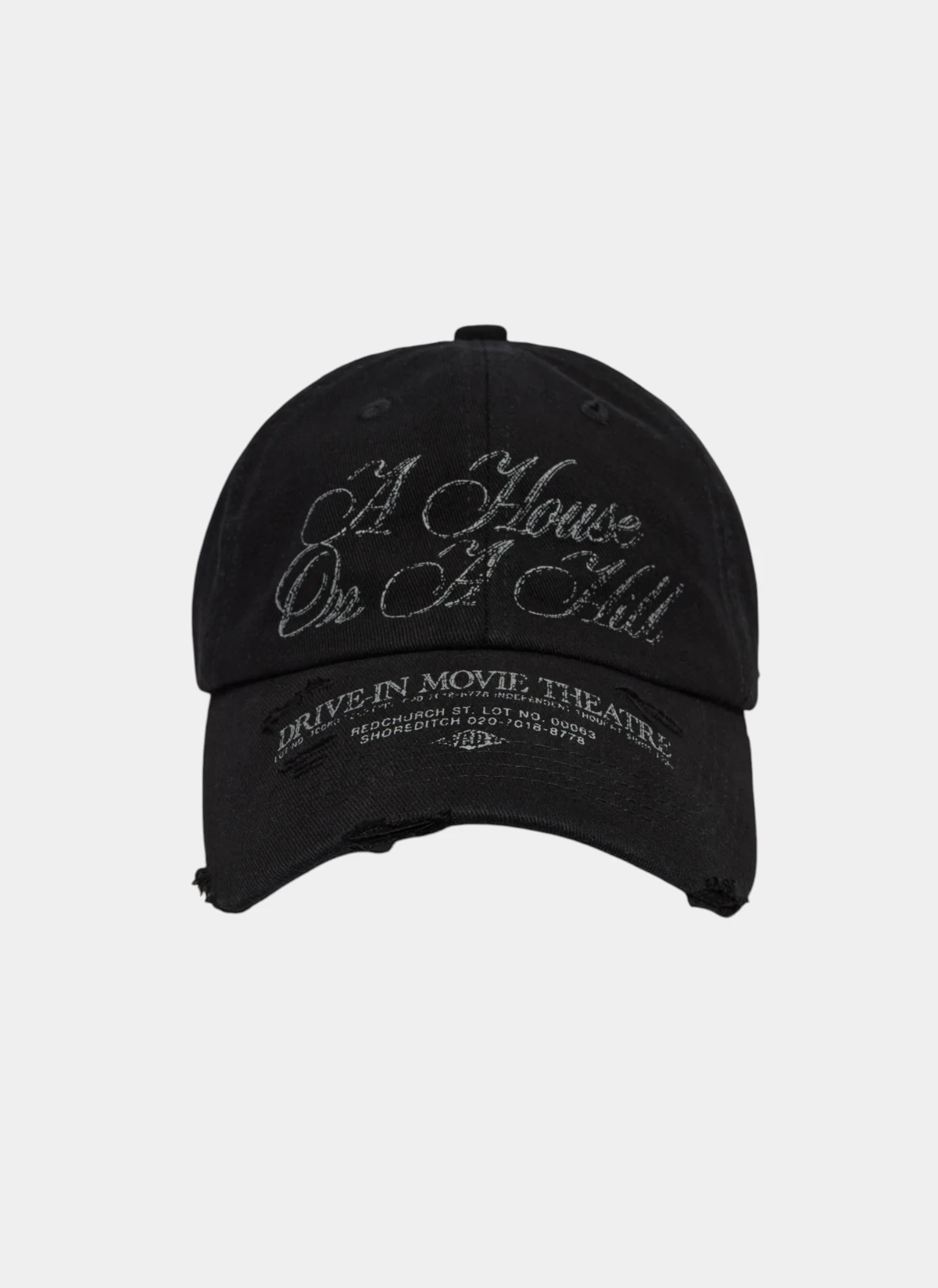 Кепка Theatre Dad Cap Washed Black