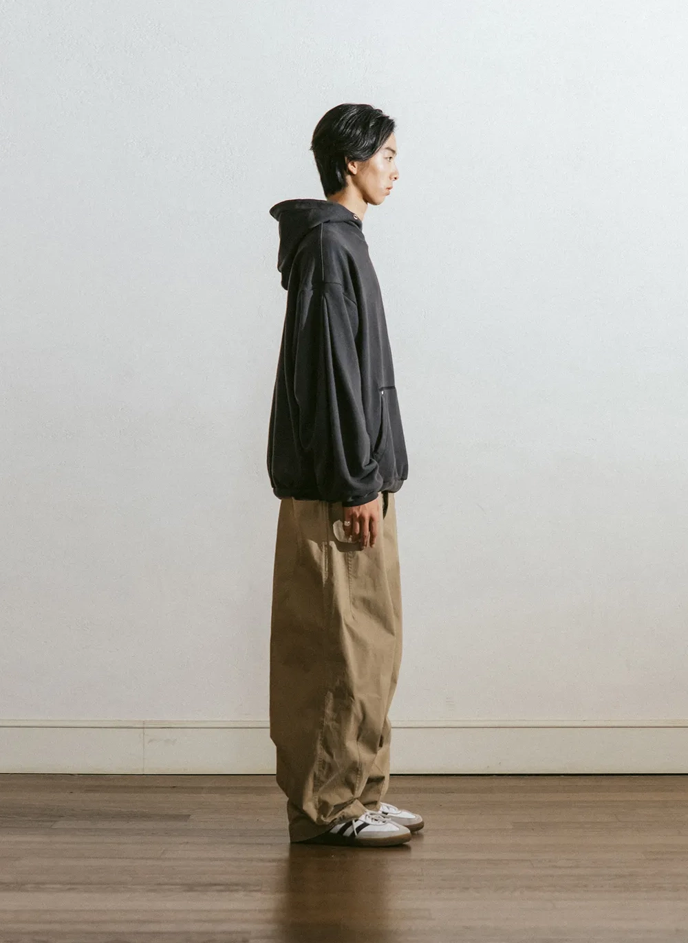 Худи Valley Layered Hoodie Dark Grey