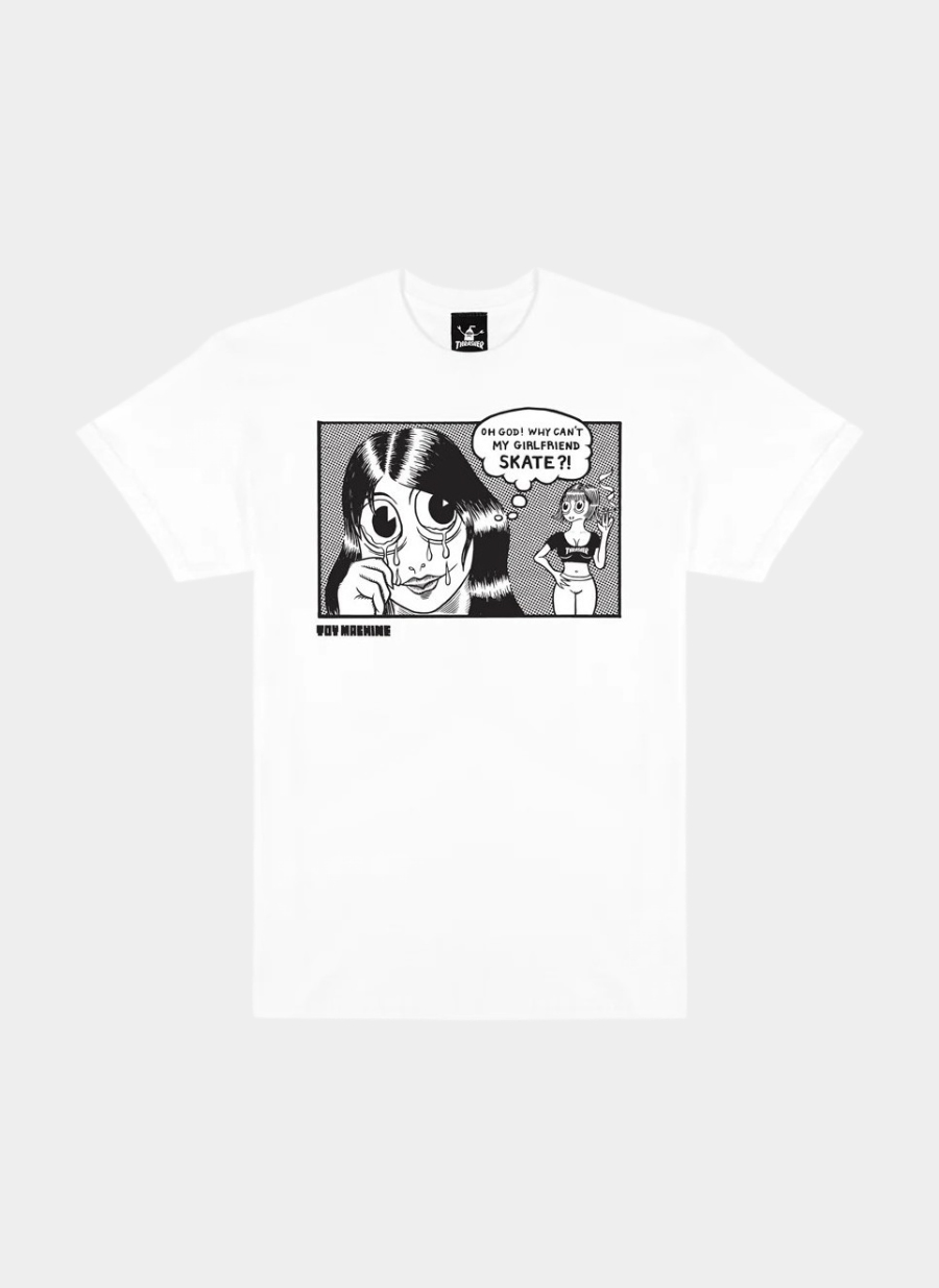Футболка Thr X Toy Machine Girlfriend Tee White Футболка Thr X Toy Machine Girlfriend Tee White