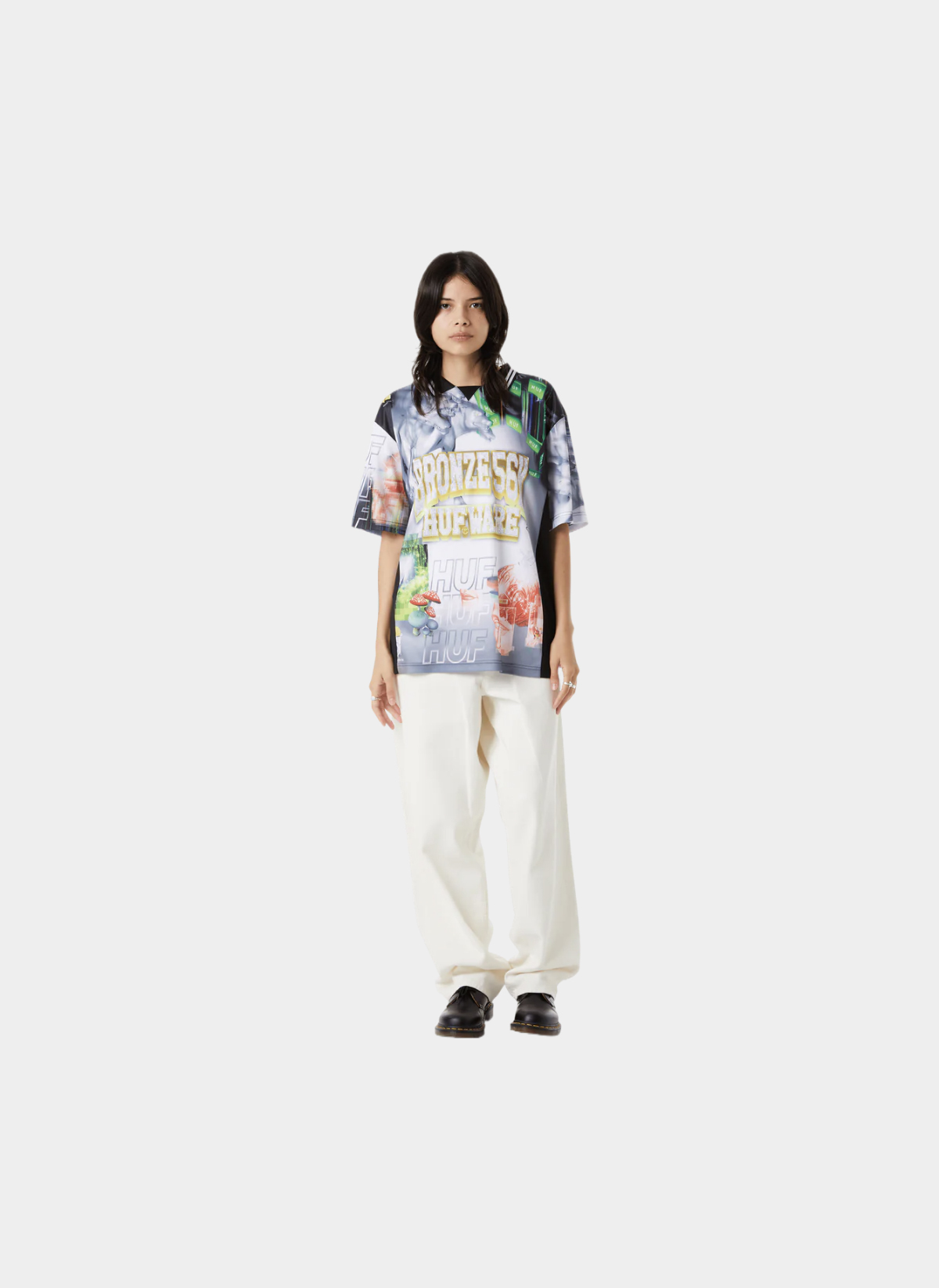 Джерси HUF x BRONZE56K ‘Glitched Soccer Jersey’ Multi Джерси HUF x BRONZE56K ‘Glitched Soccer Jersey’ Multi