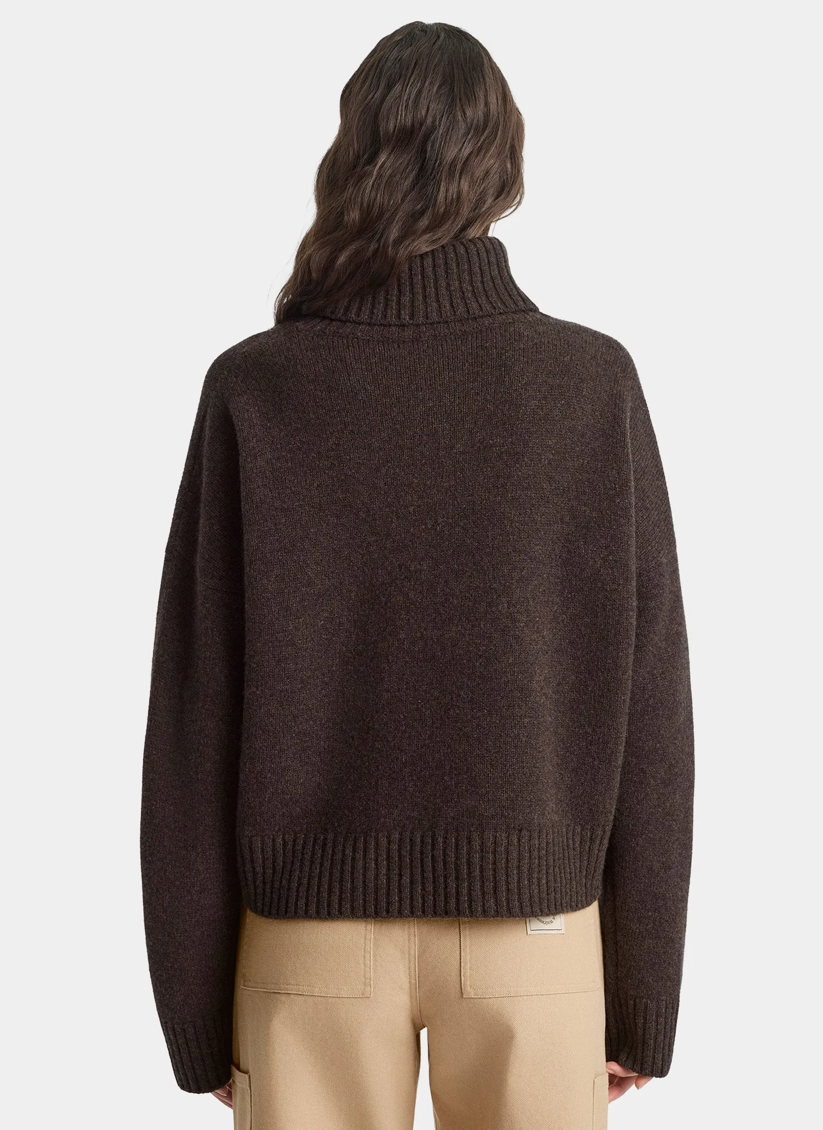 Свитер SRC Wool Turtleneck Chocolate
