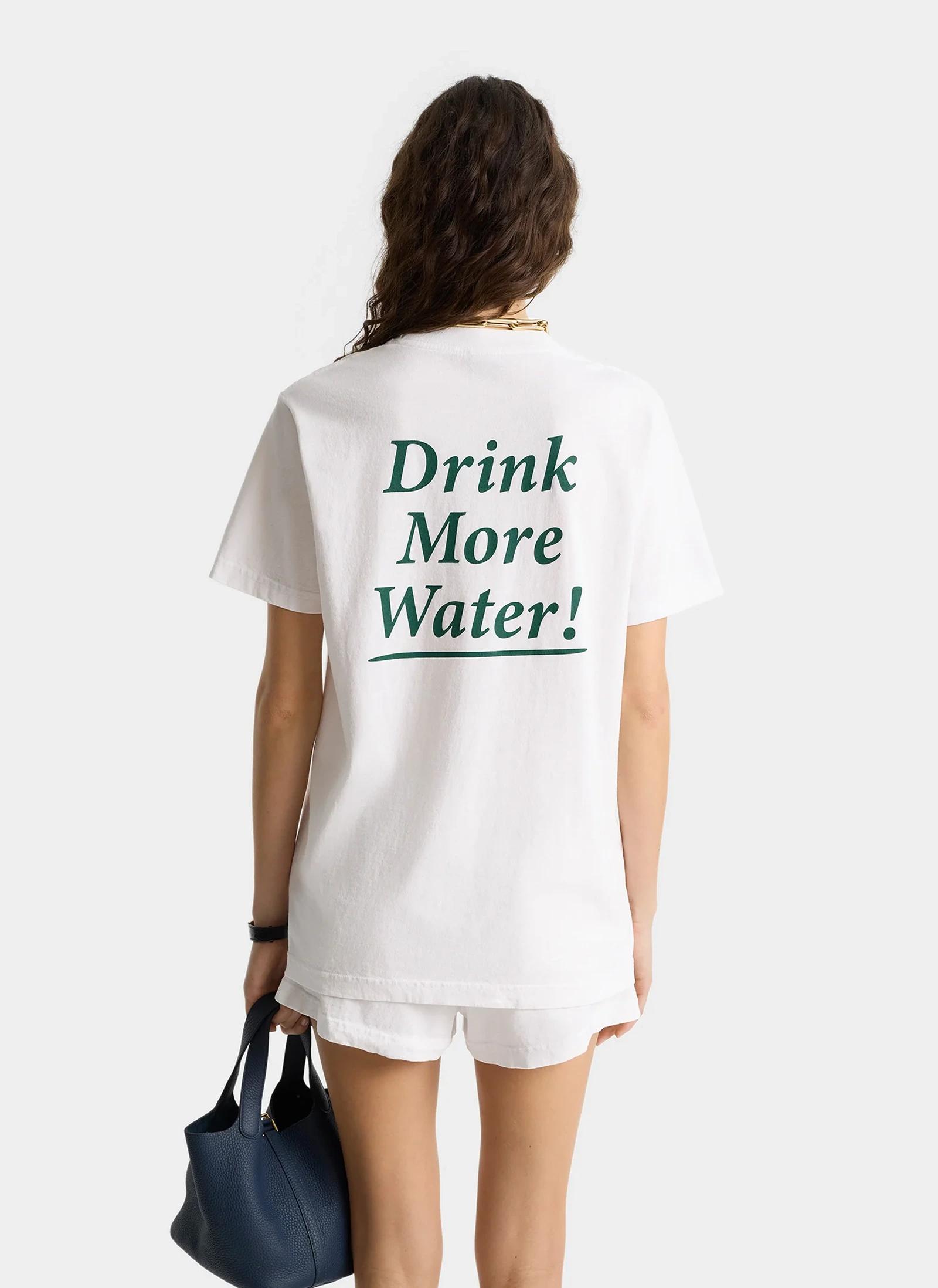 Футболка Drink More Water T-Shirt White