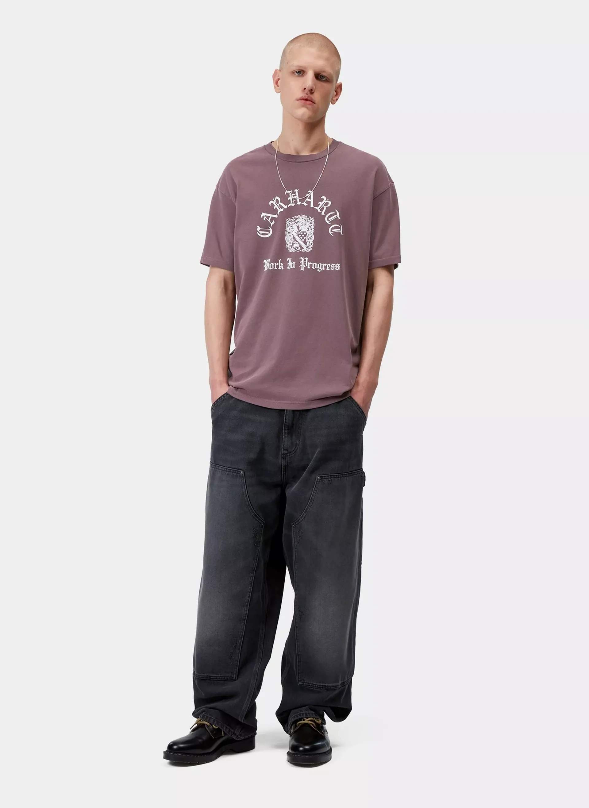 Футболка S/S Coat Of Arms T-Shirt Cozy Purple (Garment Dyed)