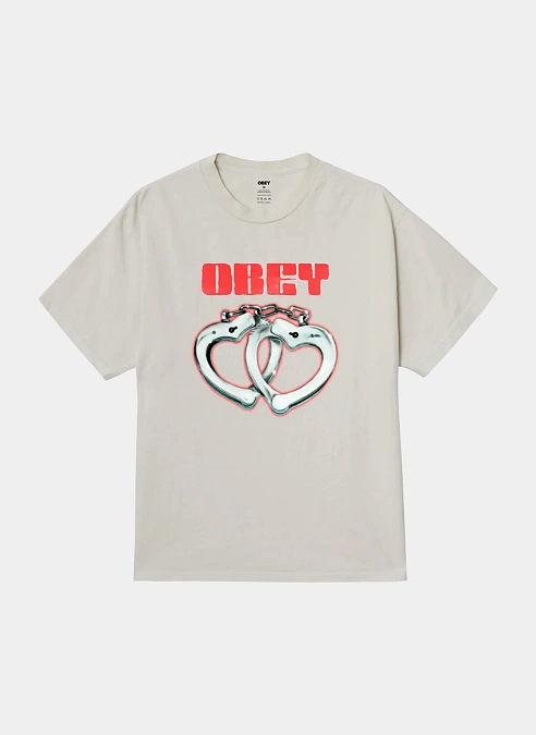 Футболка Obey Cuffs PIGMENT CHALK