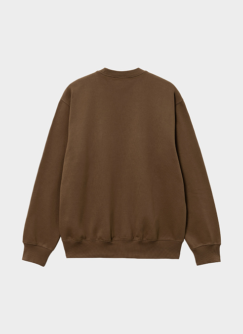 Свитшот ‘Carhartt Sweat’ Tamarind / White